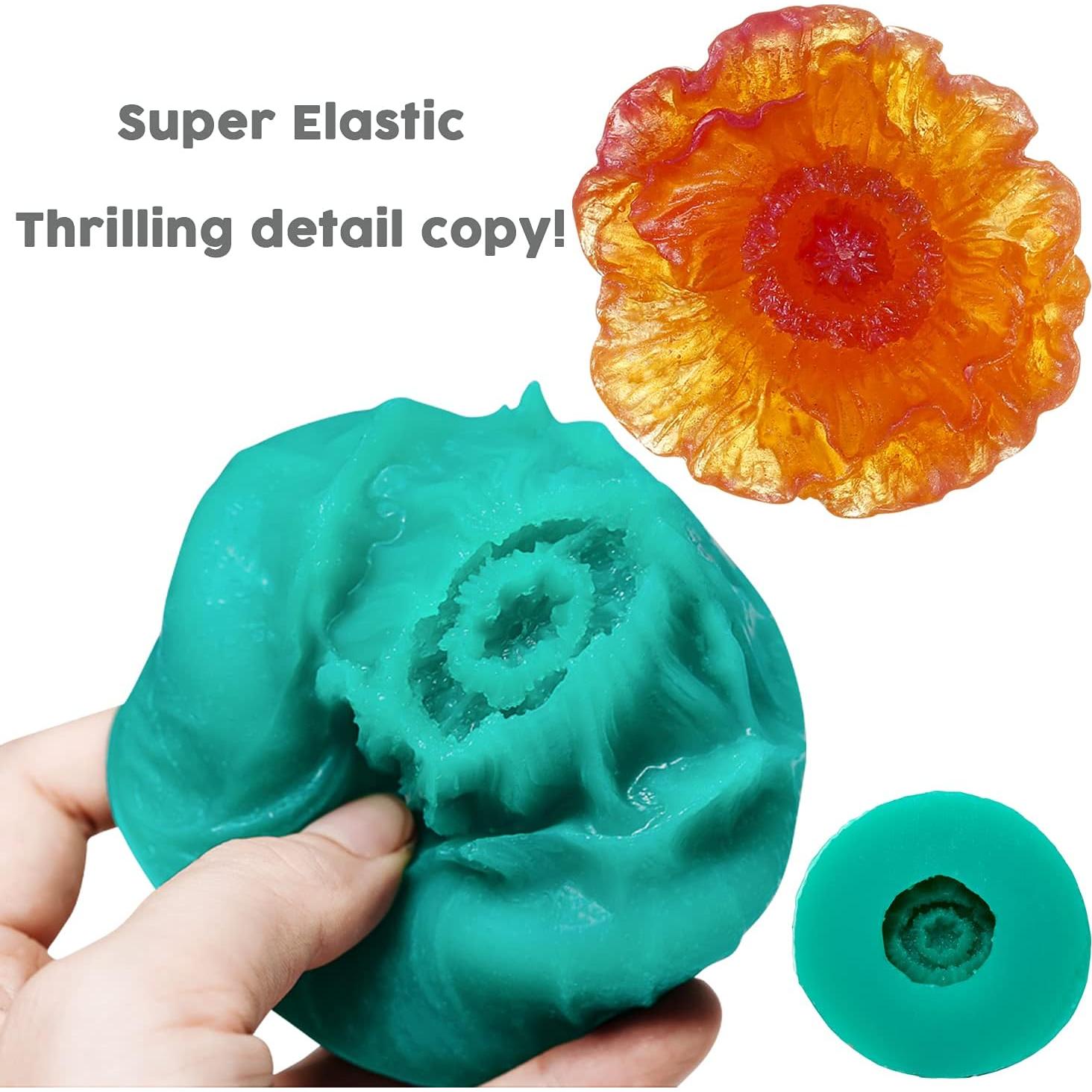 Kit de Moldes de Silicona BBDINO 600 g Verde Jade 1:1