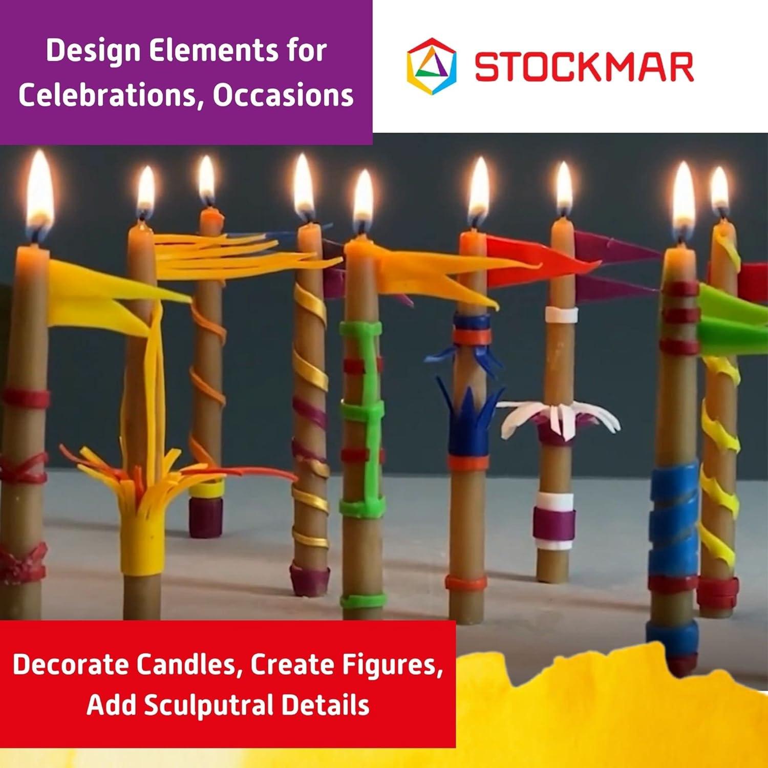 Hojas de Cera de Abeja Decorativa Stockmar - Caja de 12 Colores