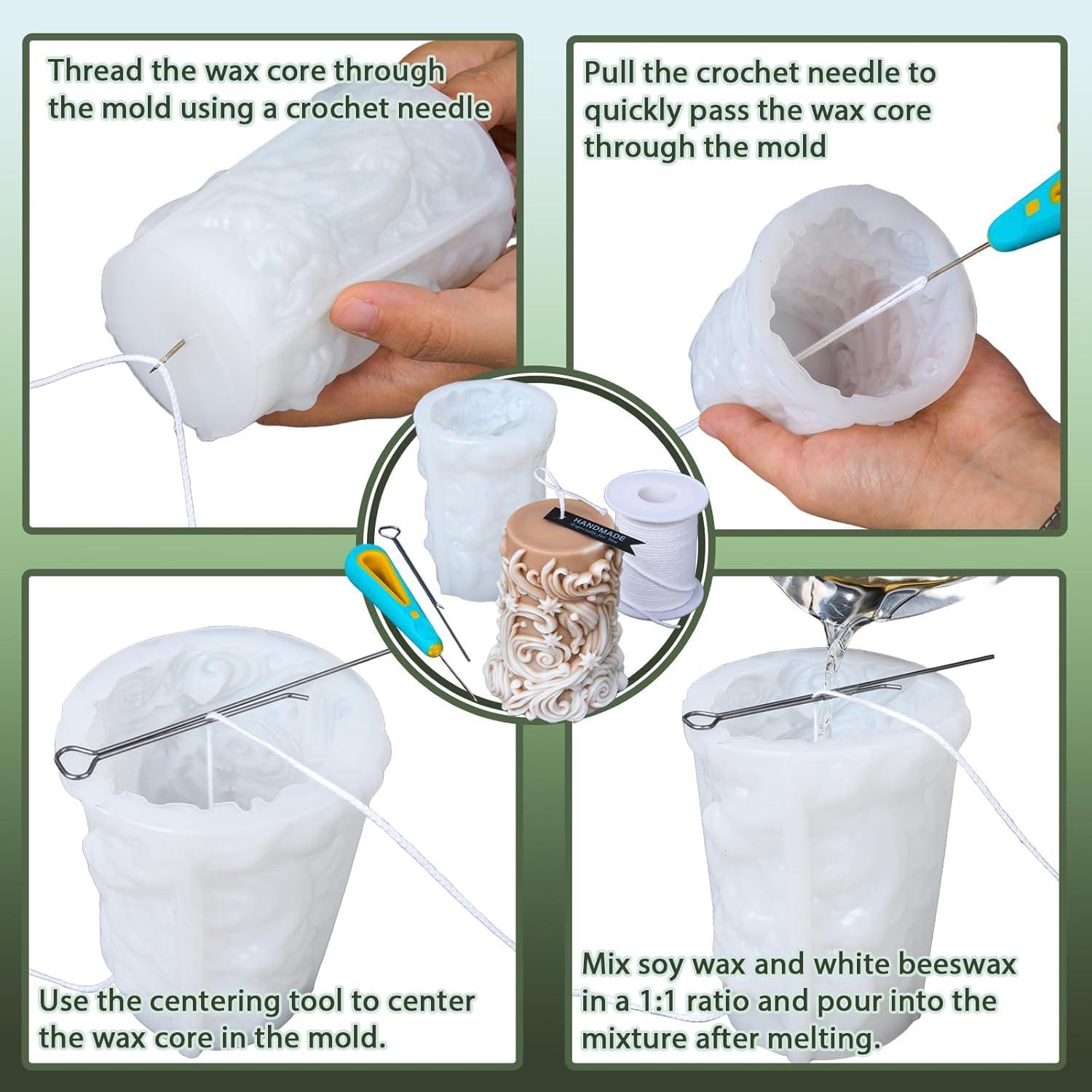 Juego de Moldes de Silicona para Velas Dacies - Cilíndricos DIY