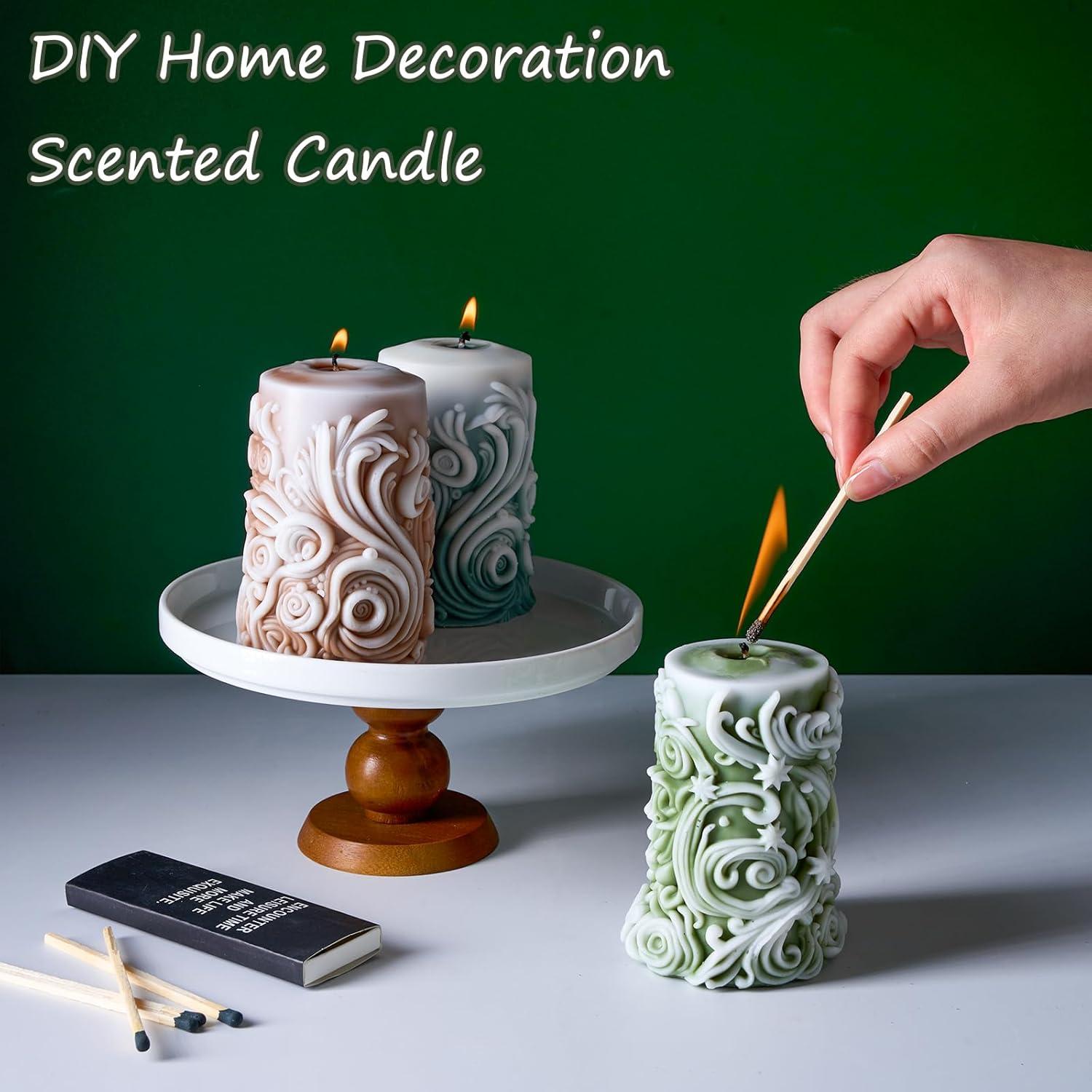 Juego de Moldes de Silicona para Velas Dacies - Cilíndricos DIY