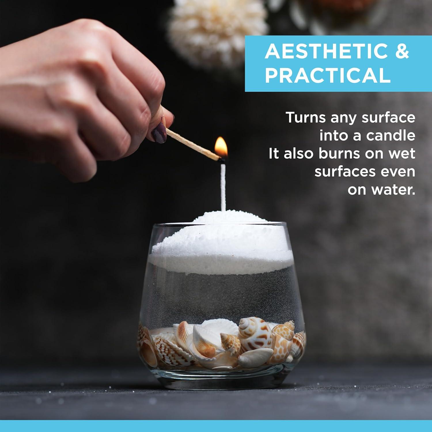 Kit de Velas de Arena Perlada Nimaware - 30 Mechas, 249.5 g