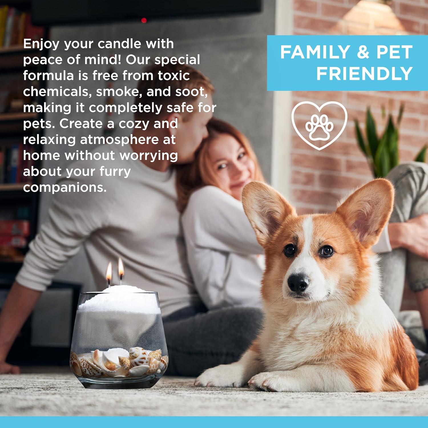 Kit de Velas de Arena Perlada Nimaware - 30 Mechas, 249.5 g