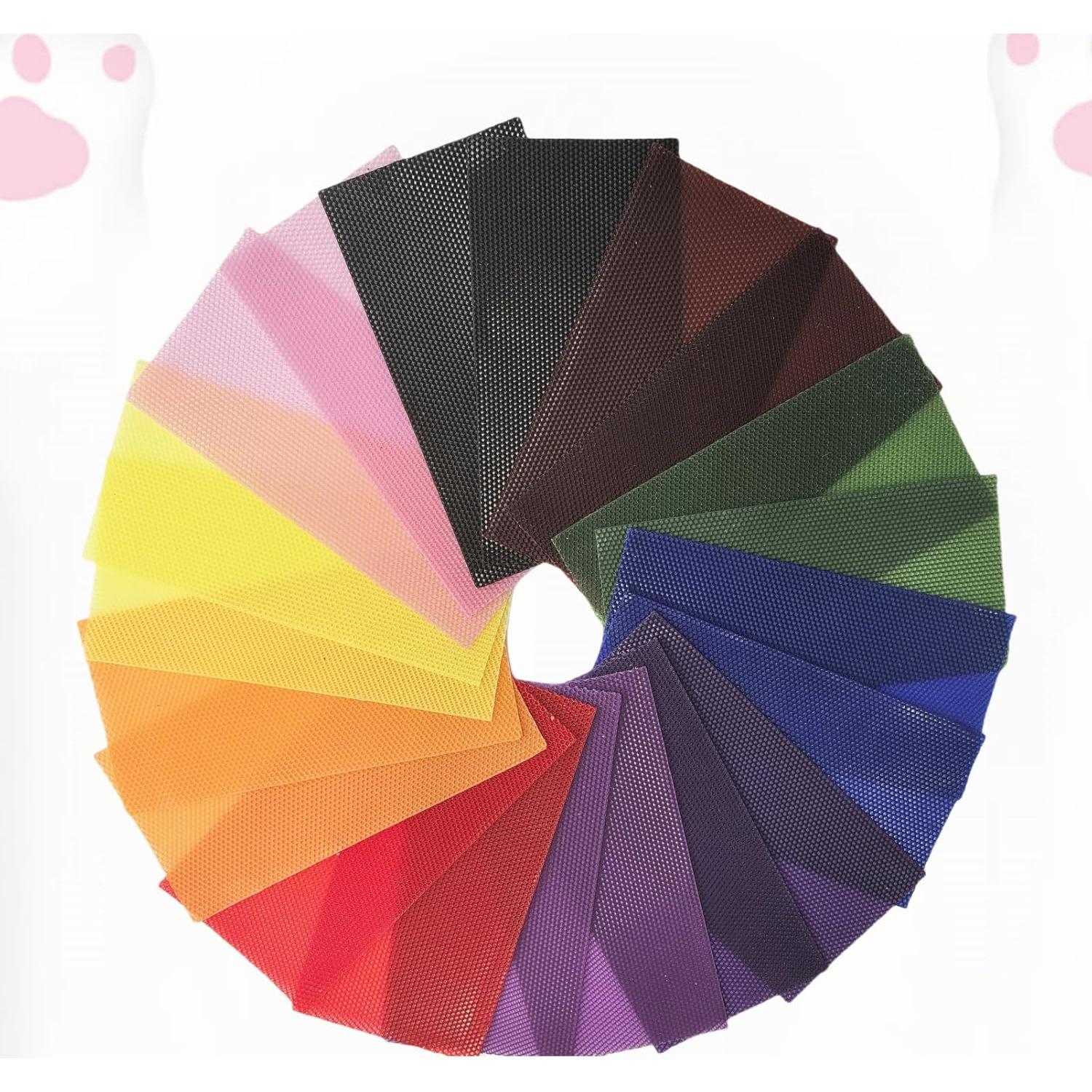 Kit de Velas DIY de Cera de Abejas XIANGZHU - 20 Piezas