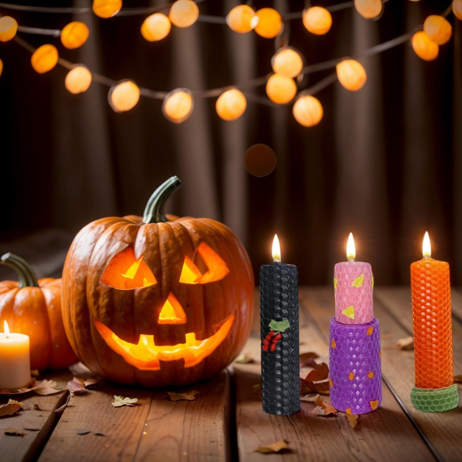 Kit de Velas DIY de Cera de Abejas XIANGZHU - 20 Piezas