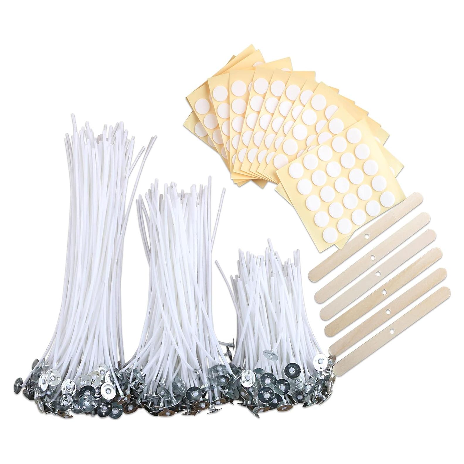 Kit para Hacer Velas MILIVIXAY 300pcs Mechas Algodón 8.9-20.3cm
