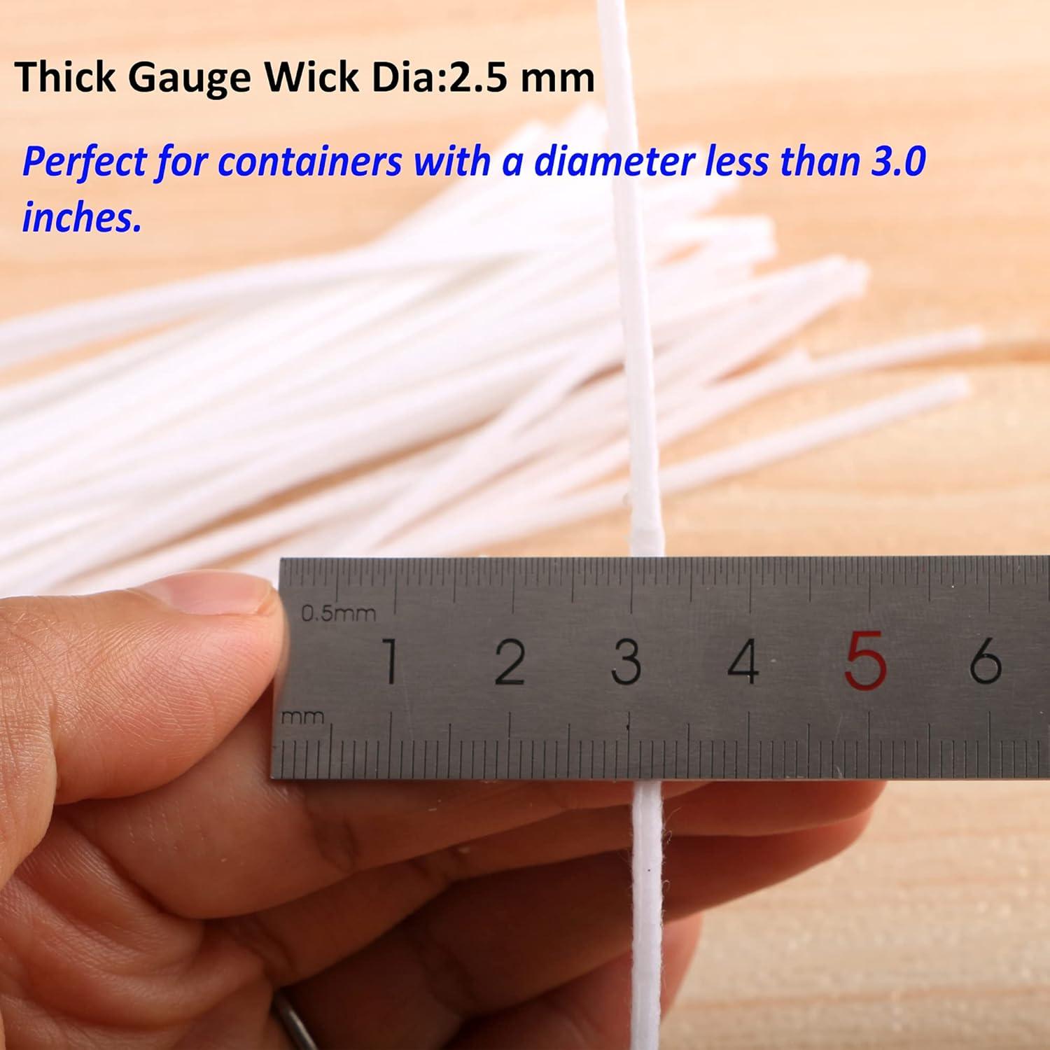 Kit para Hacer Velas MILIVIXAY 300pcs Mechas Algodón 8.9-20.3cm