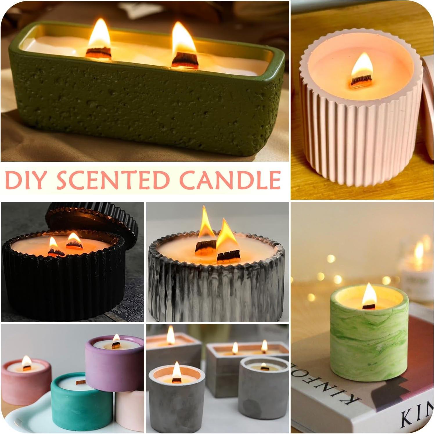 Kit Completo de Mechas de Madera Blingfun 150pcs para Velas