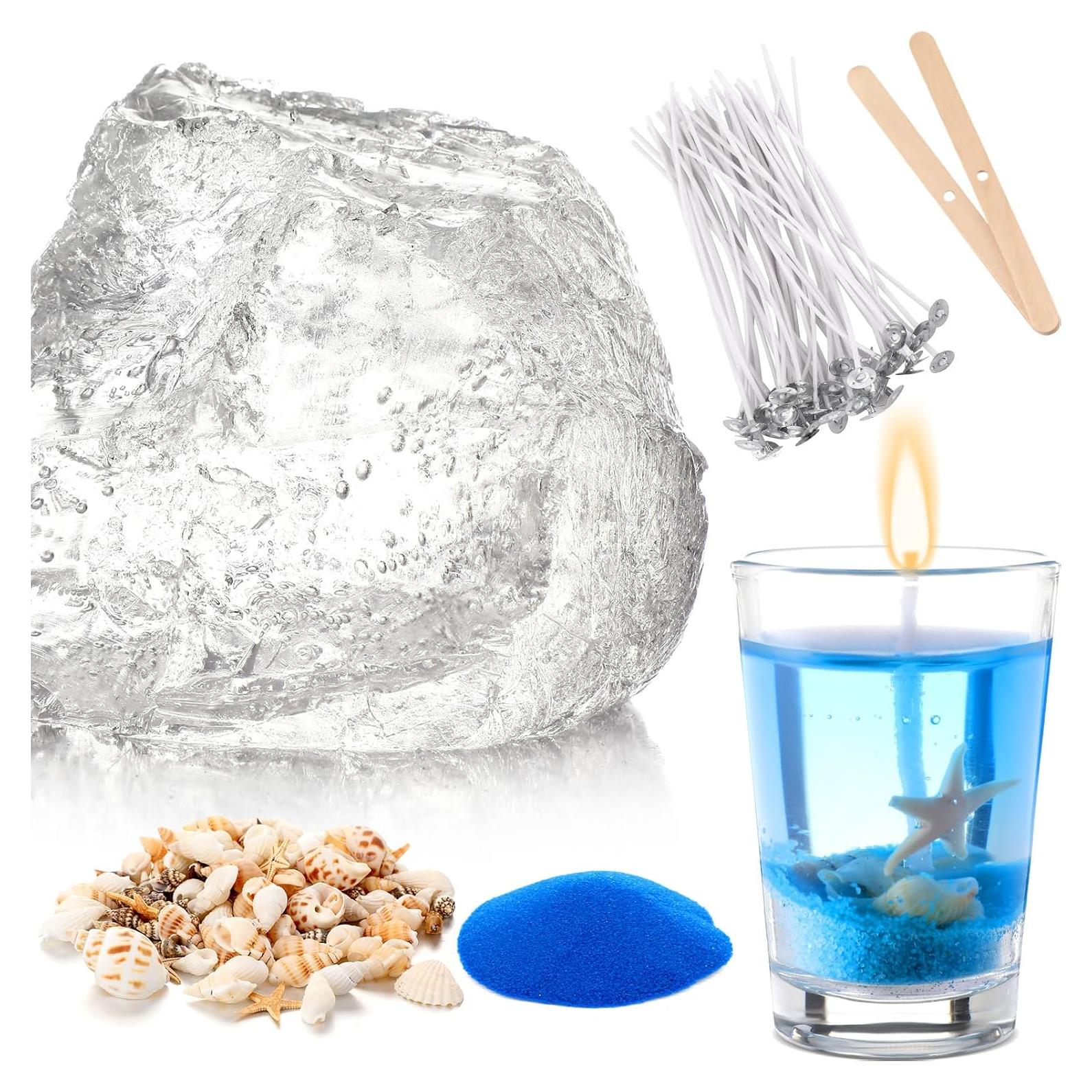 Kit de Fabricación de Velas MTLEE 0.9 kg con Conchas y Mechas