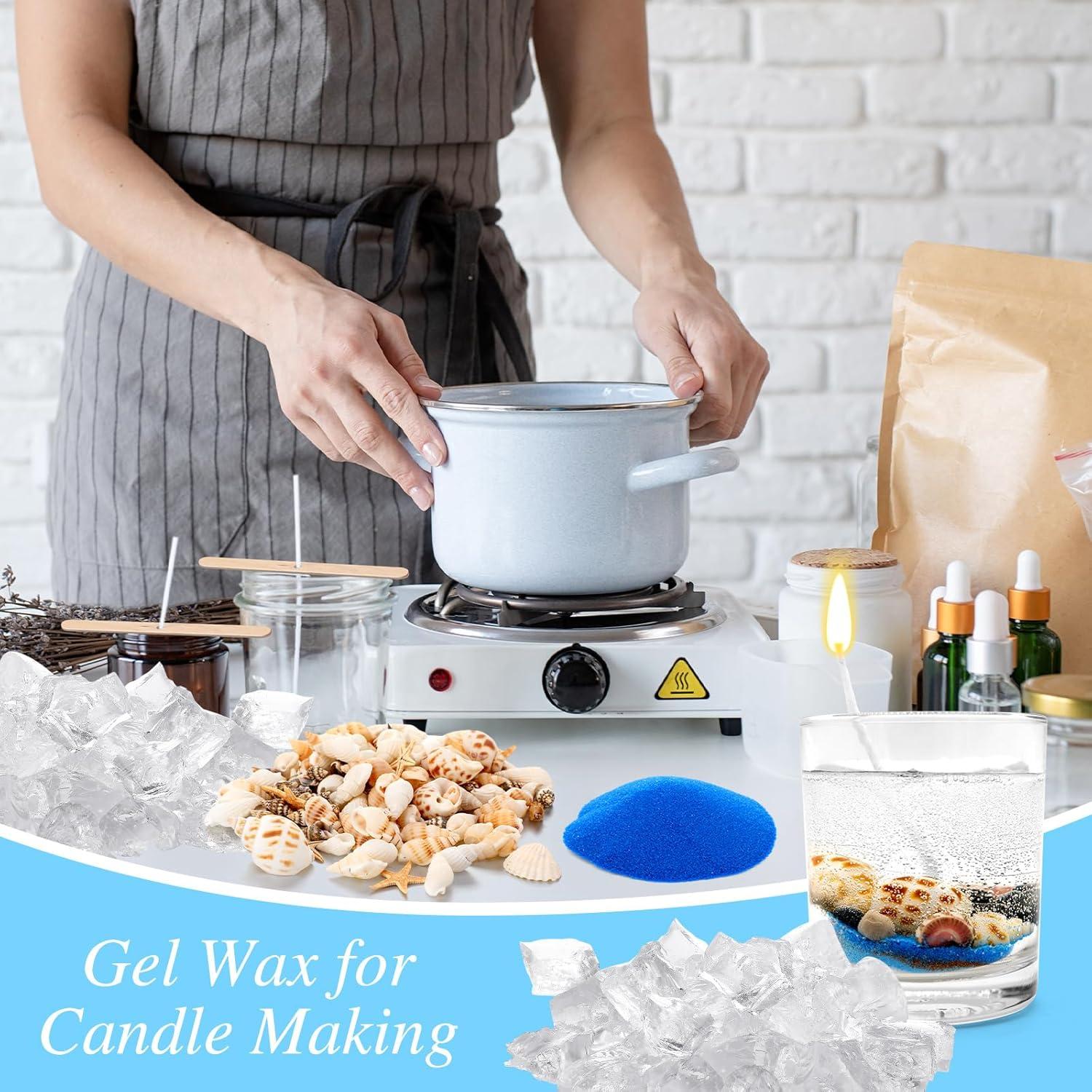 Kit de Fabricación de Velas MTLEE 0.9 kg con Conchas y Mechas