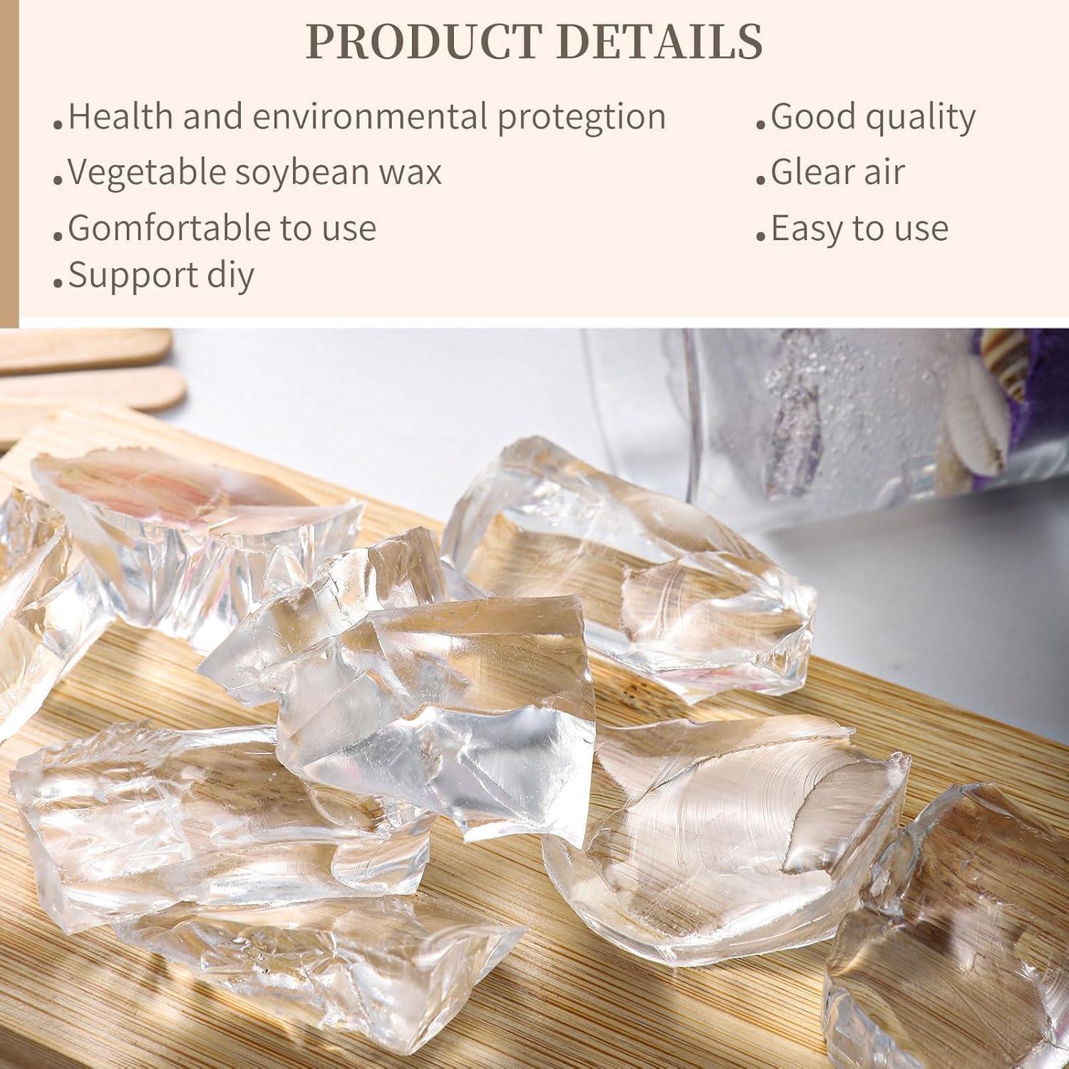 Cera de Gel para Velas Sel Natural 2 kg + 100 Mechas y Tintes