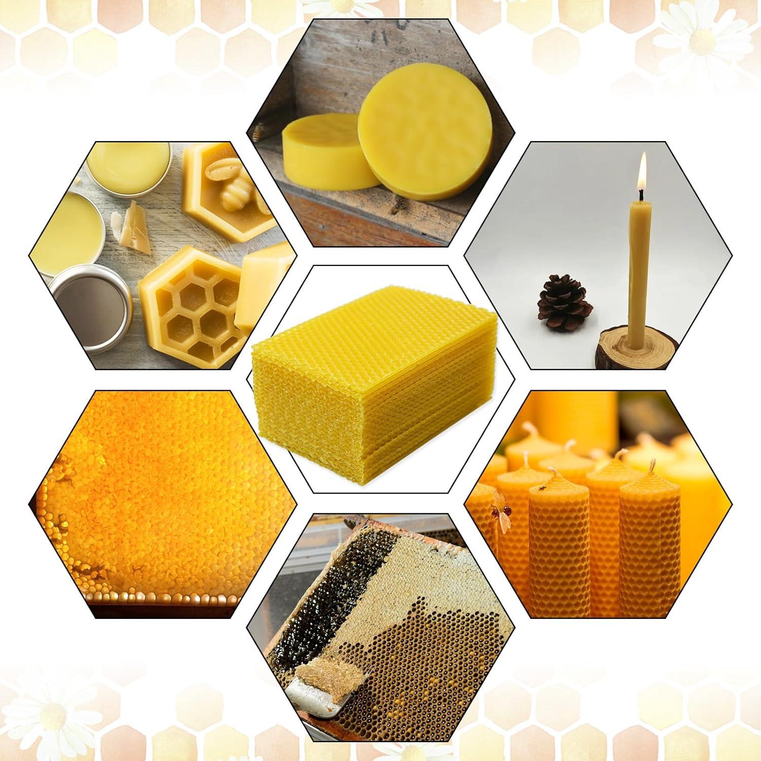 Kit de Fabricación de Velas de Cera de Abeja Flylin 20 Piezas