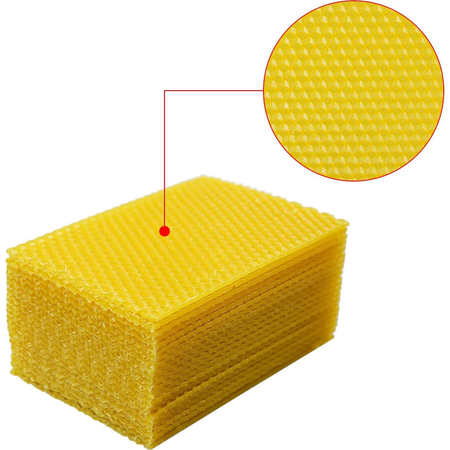 Kit de Fabricación de Velas de Cera de Abeja Flylin 20 Piezas