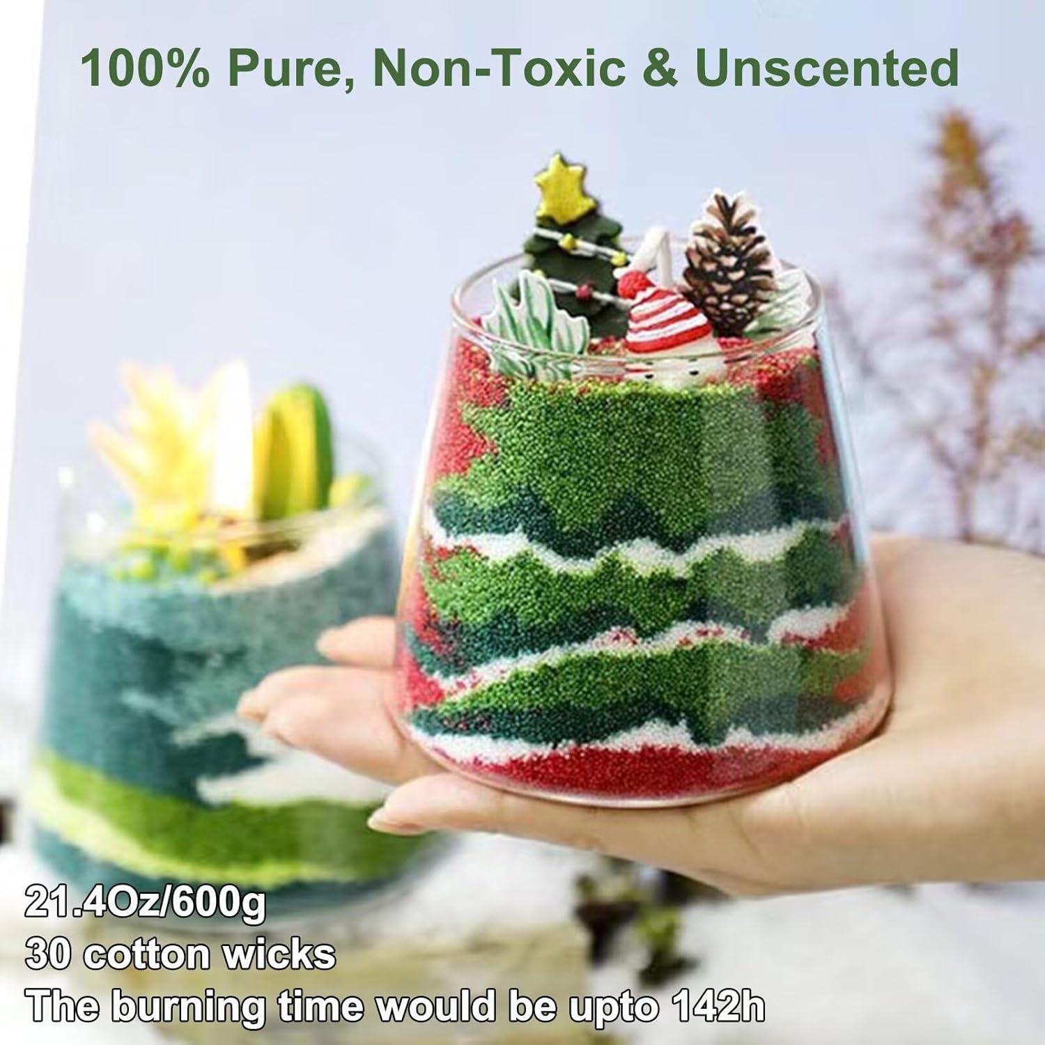 Kit de Cera de Arena Aufien 605g Sin Aroma para DIY