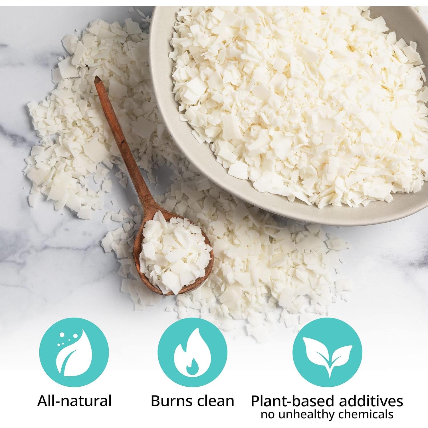 Cera de Soja Hearts & Crafts 2.27 kg + 100 Mechas + Herramientas