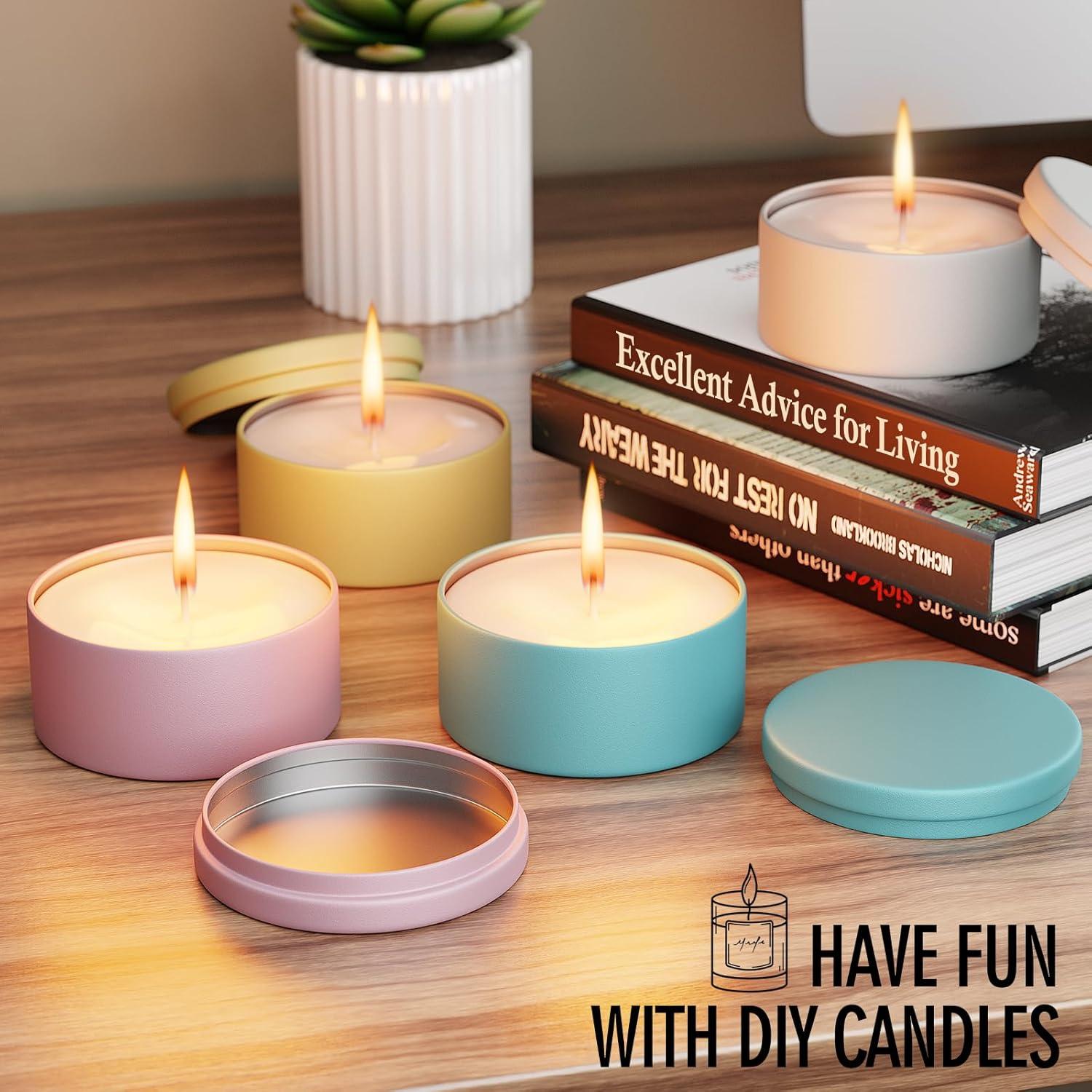 Kit de Fabricación de Velas MeiGlow 12 Piezas 8oz Colorido