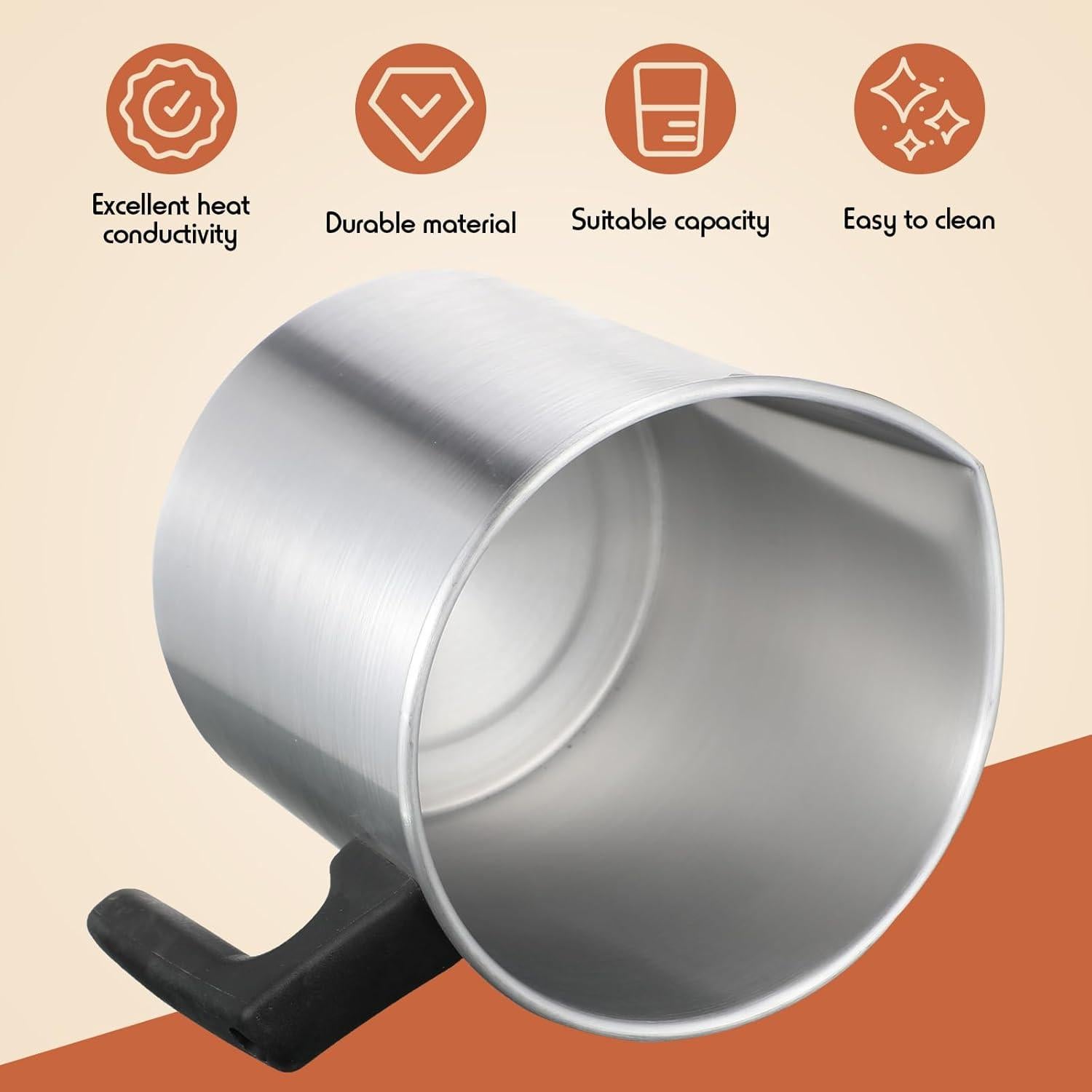 Ollas de Vertido para Velas Ziliny - 4 Pcs Aluminio 1.8 L