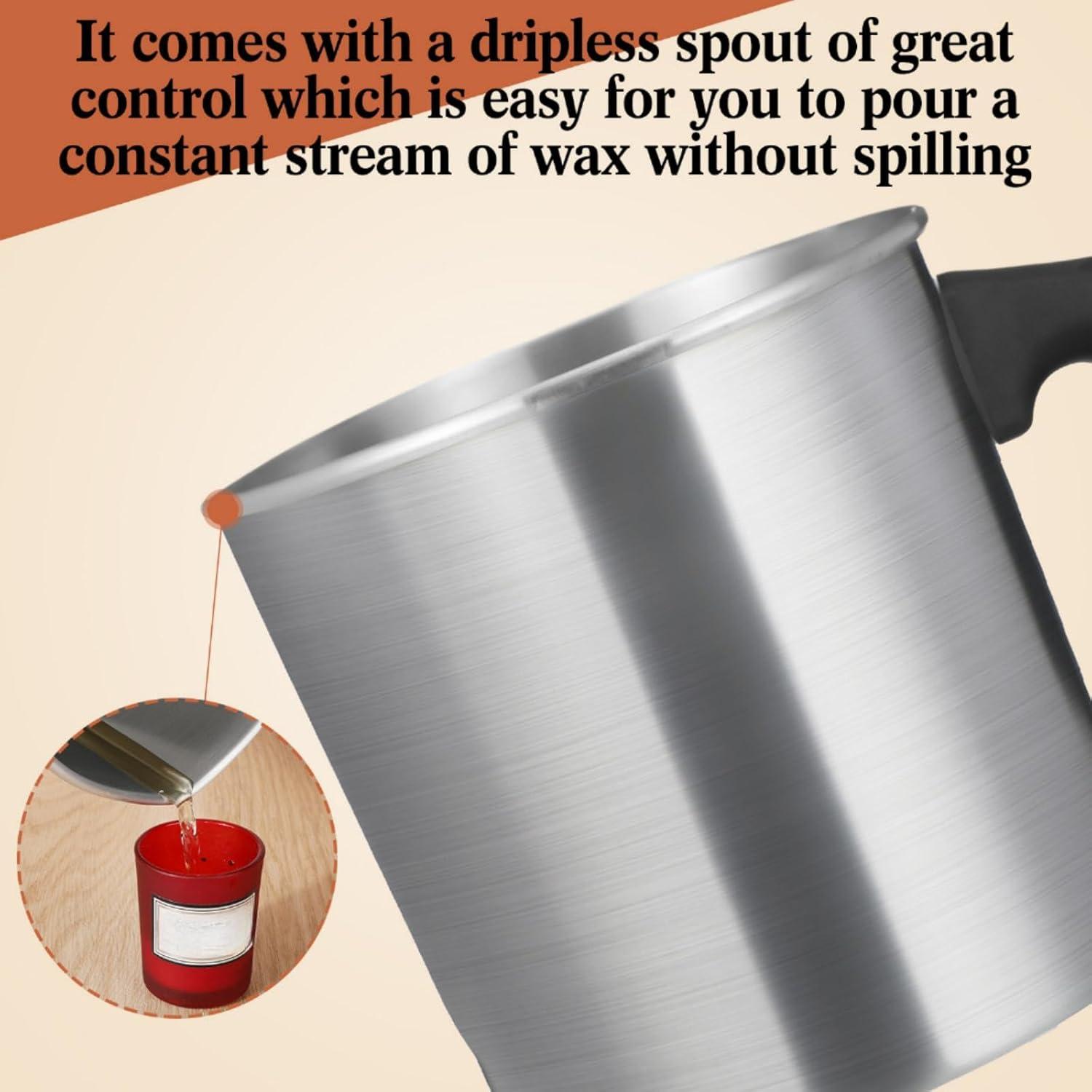 Ollas de Vertido para Velas Ziliny - 4 Pcs Aluminio 1.8 L