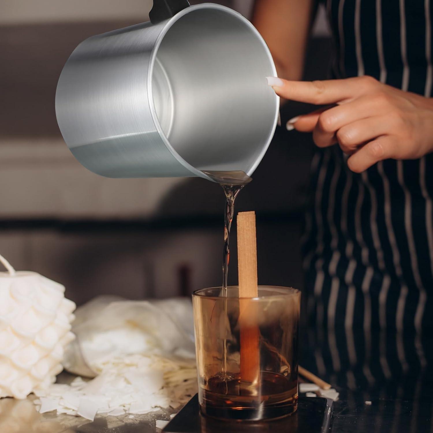 Ollas de Vertido para Velas Ziliny - 4 Pcs Aluminio 1.8 L