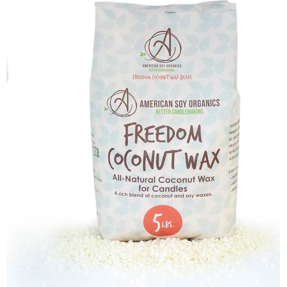 Perlas de Cera de Coco American Soy Organics 2.27 kg - Suministros para Velas