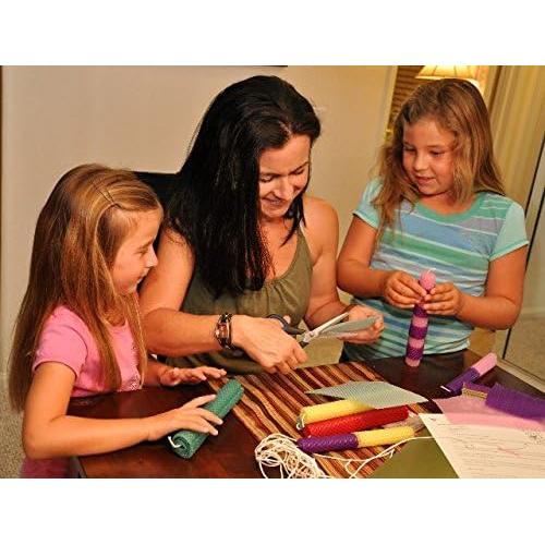 Kit de Velas de Cera de Abeja Toadily Handmade - 10 Hojas Pastel