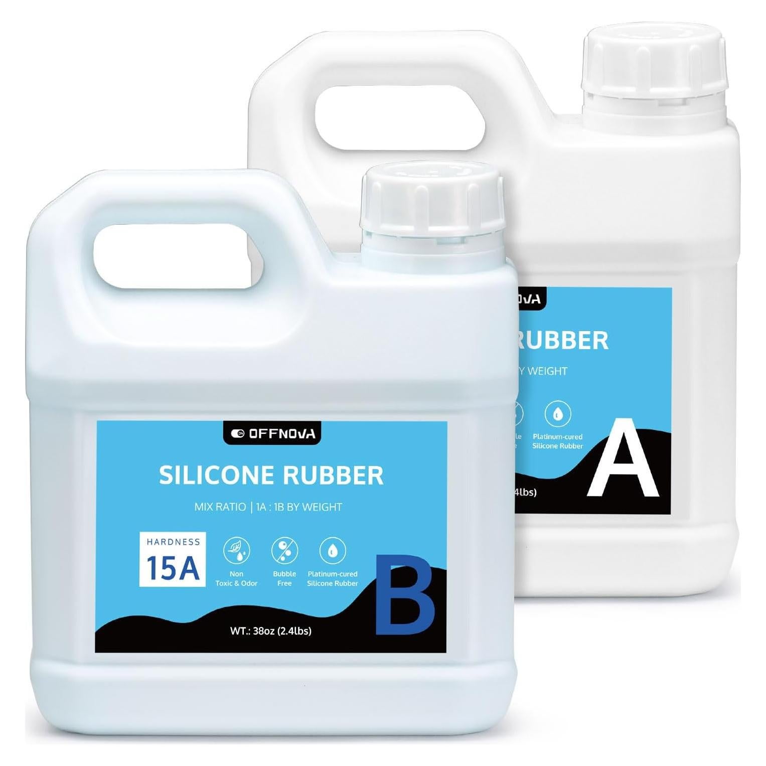 Kit de Moldes de Silicona OFFNOVA 2.28kg 70oz Curado Rápido