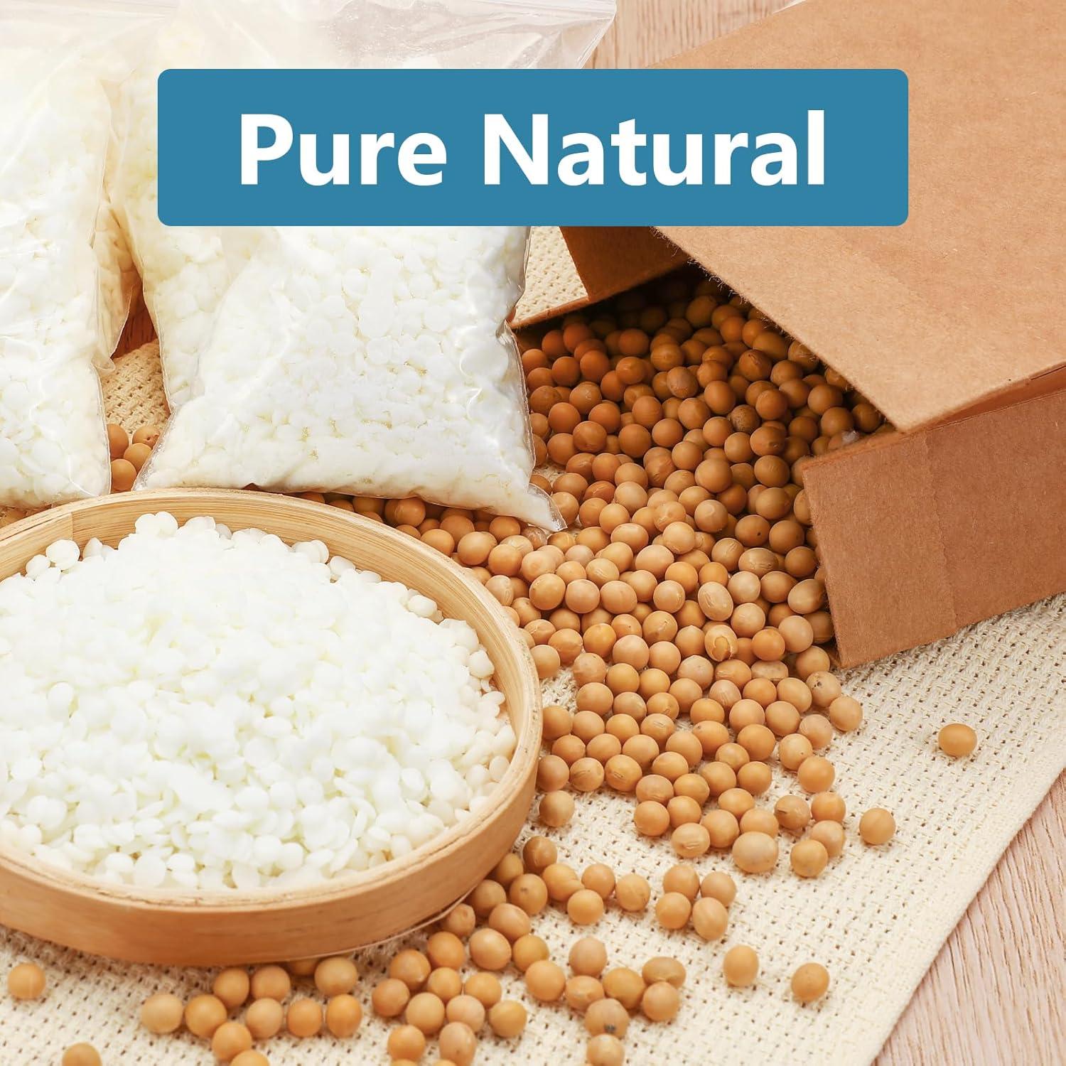 Kit de Fabricación de Velas SAEUYVB Cera de Soja 4.54 kg