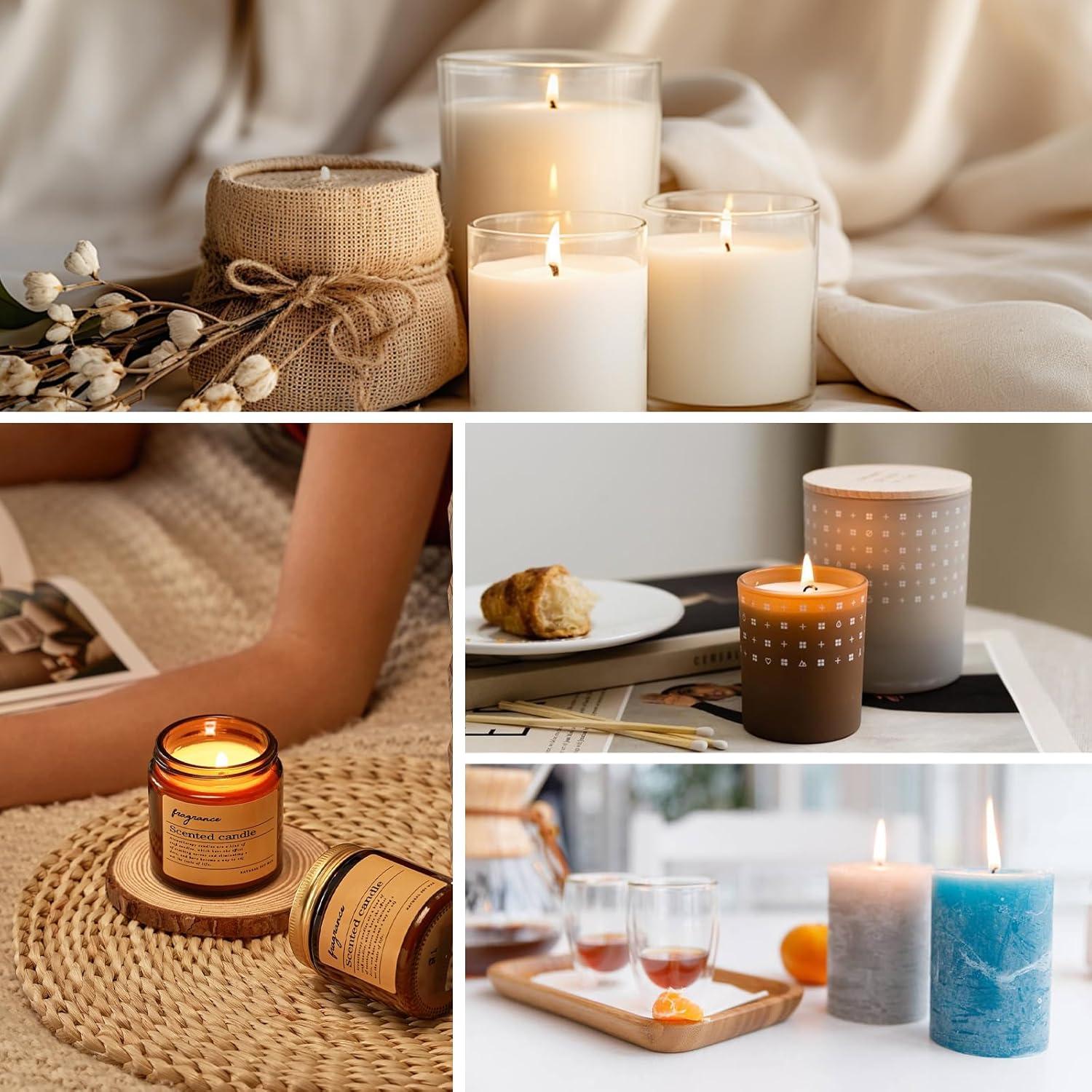 Kit de Fabricación de Velas SAEUYVB Cera de Soja 4.54 kg