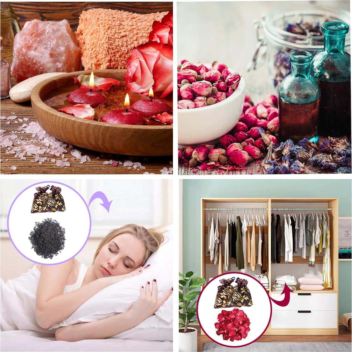 Kit de Flores Secas 100% Natural SACATR - 9 Bolsas de 7g