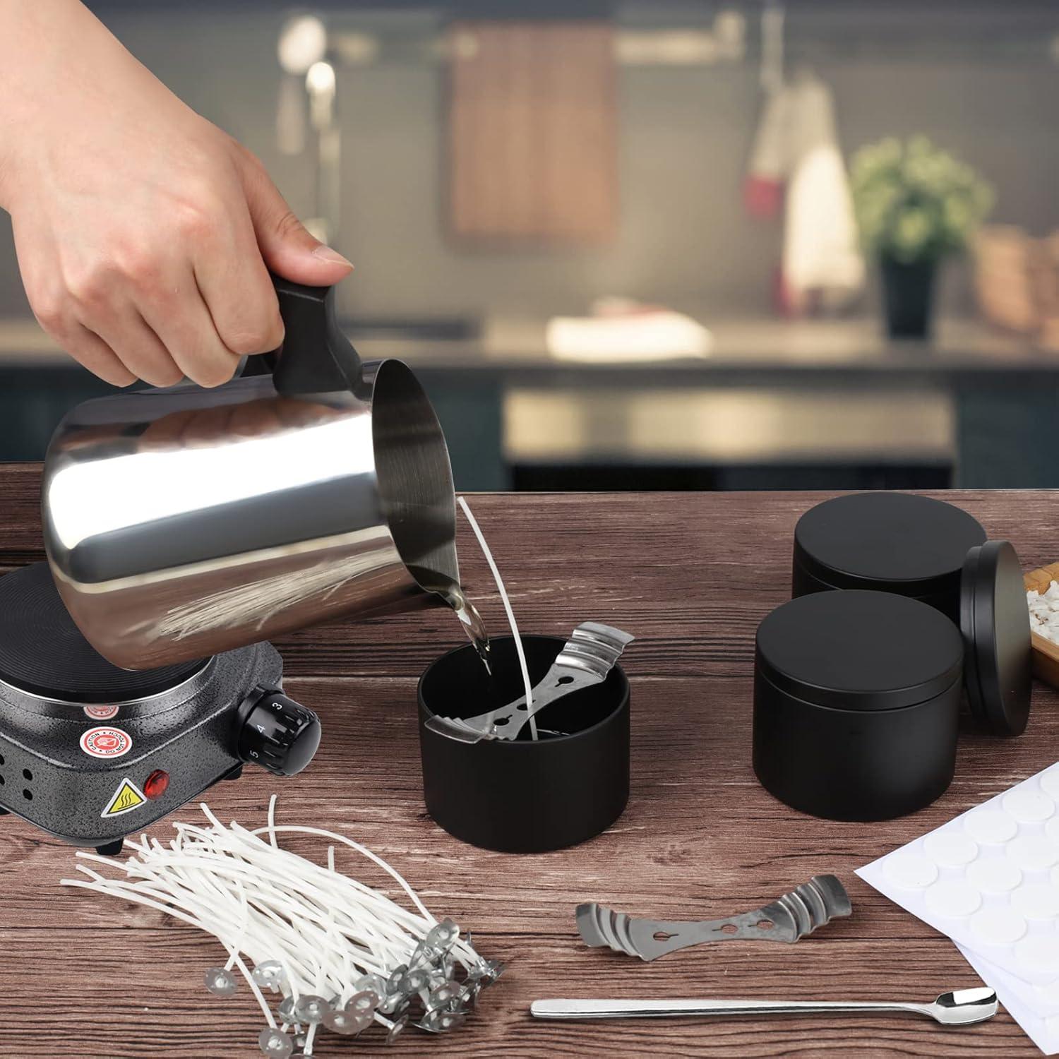 Kit de Fabricación de Velas BBAXI con Olla y Placa Caliente