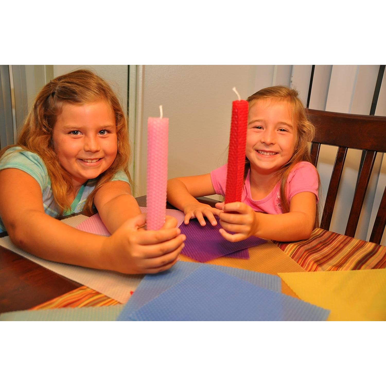 Kit de Fabricación de Velas de Cera de Abeja Toadily Handmade - 10 Hojas 42.9x20.8 cm