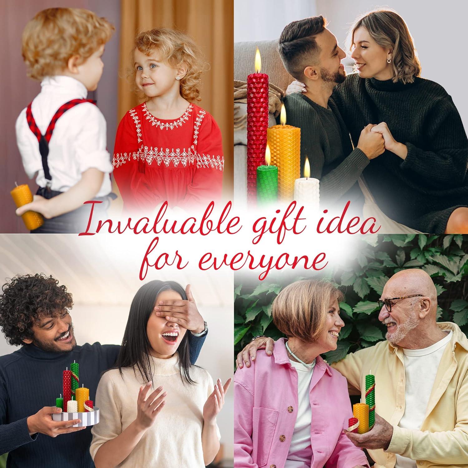 Kit de Fabricación de Velas de Cera de Abeja Candleology - Navidad