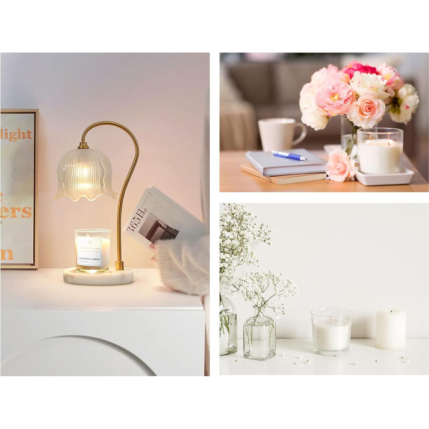 Paquete de 15 Tarros de Vela CONNOO 198g con Tapas de Bambú