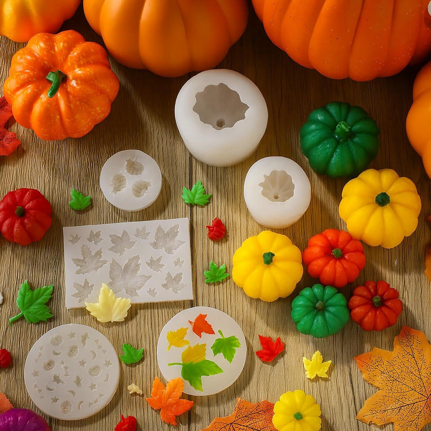 Kit de Moldes de Silicona Janinka para Velas Otoño 108 Pcs