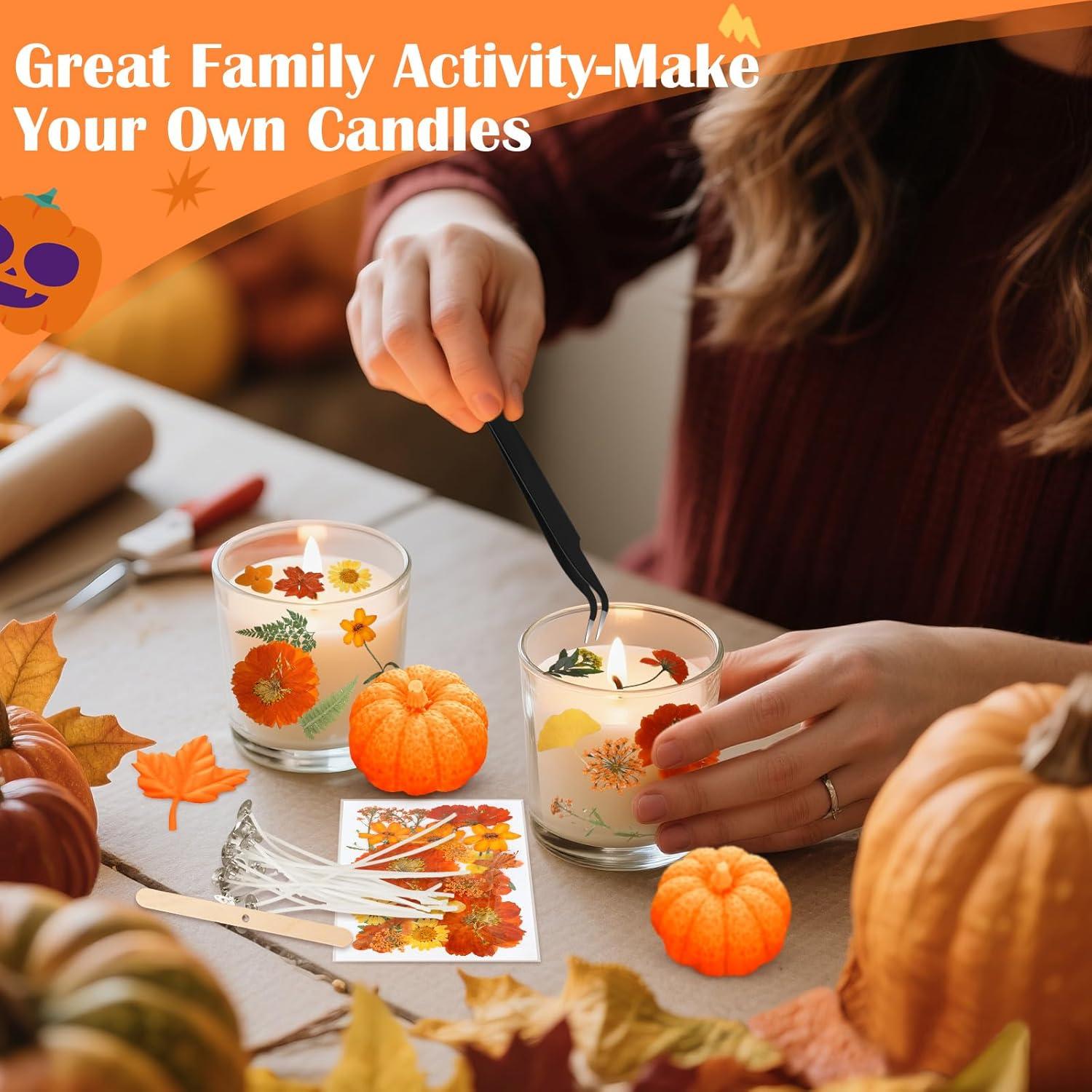 Kit de Moldes de Silicona Janinka para Velas Otoño 108 Pcs