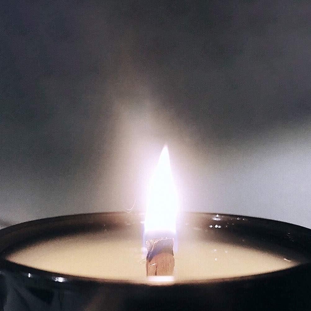 Kit de 100 Mechas de Madera para Velas DIY Pengxiaomei 13 cm