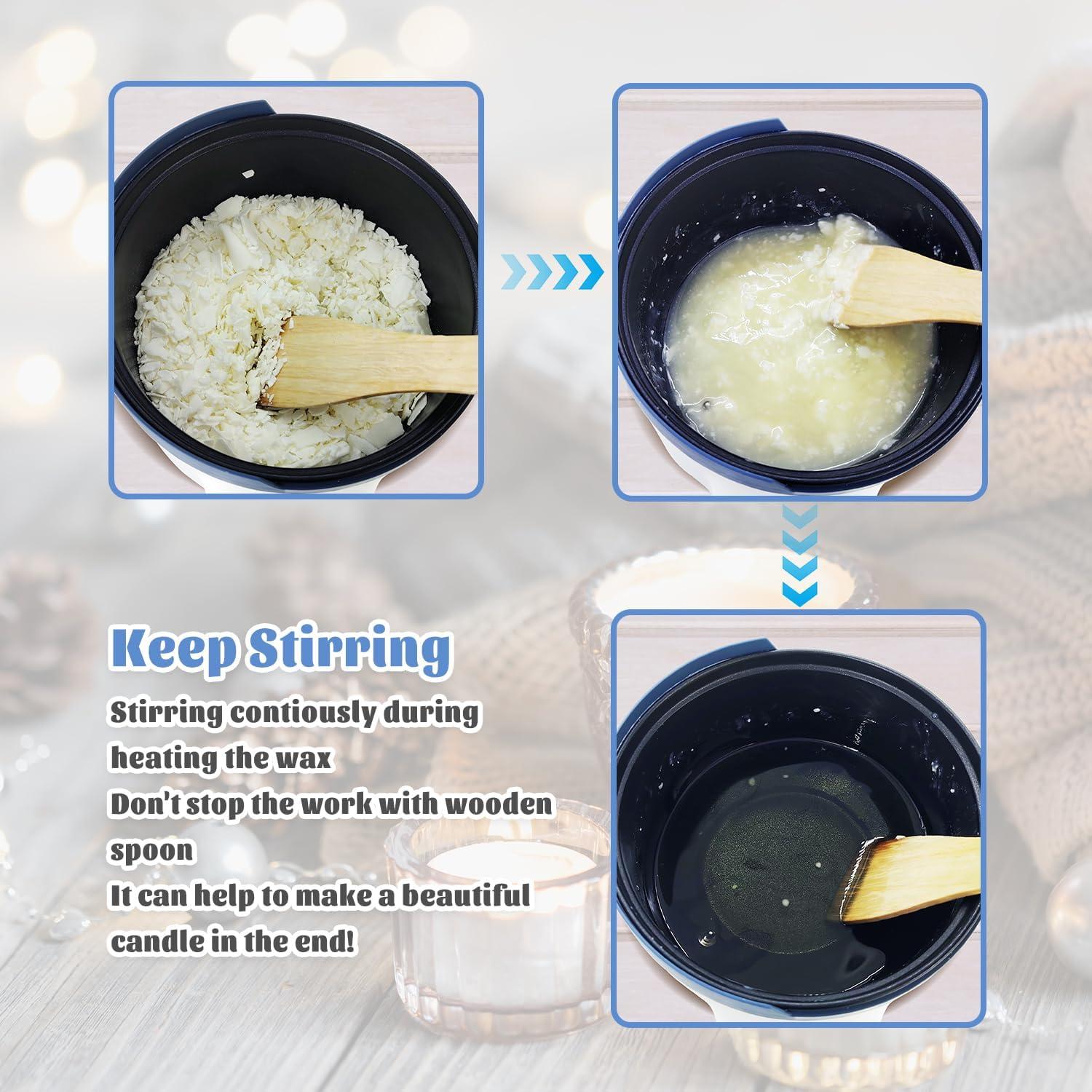 Ksedcon Olla Derretir Cera 1.5L Eléctrica Antiadherente