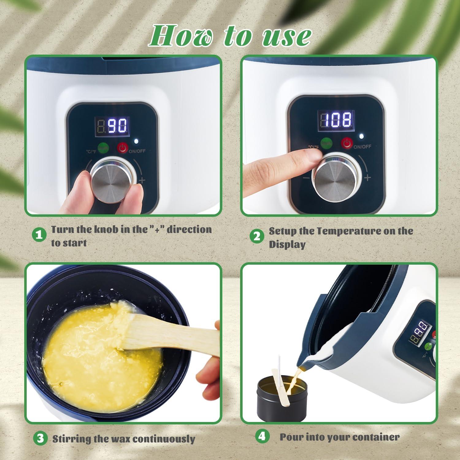 Kit de Fabricación de Velas de Cera de Abeja Handnatur 1.81 kg