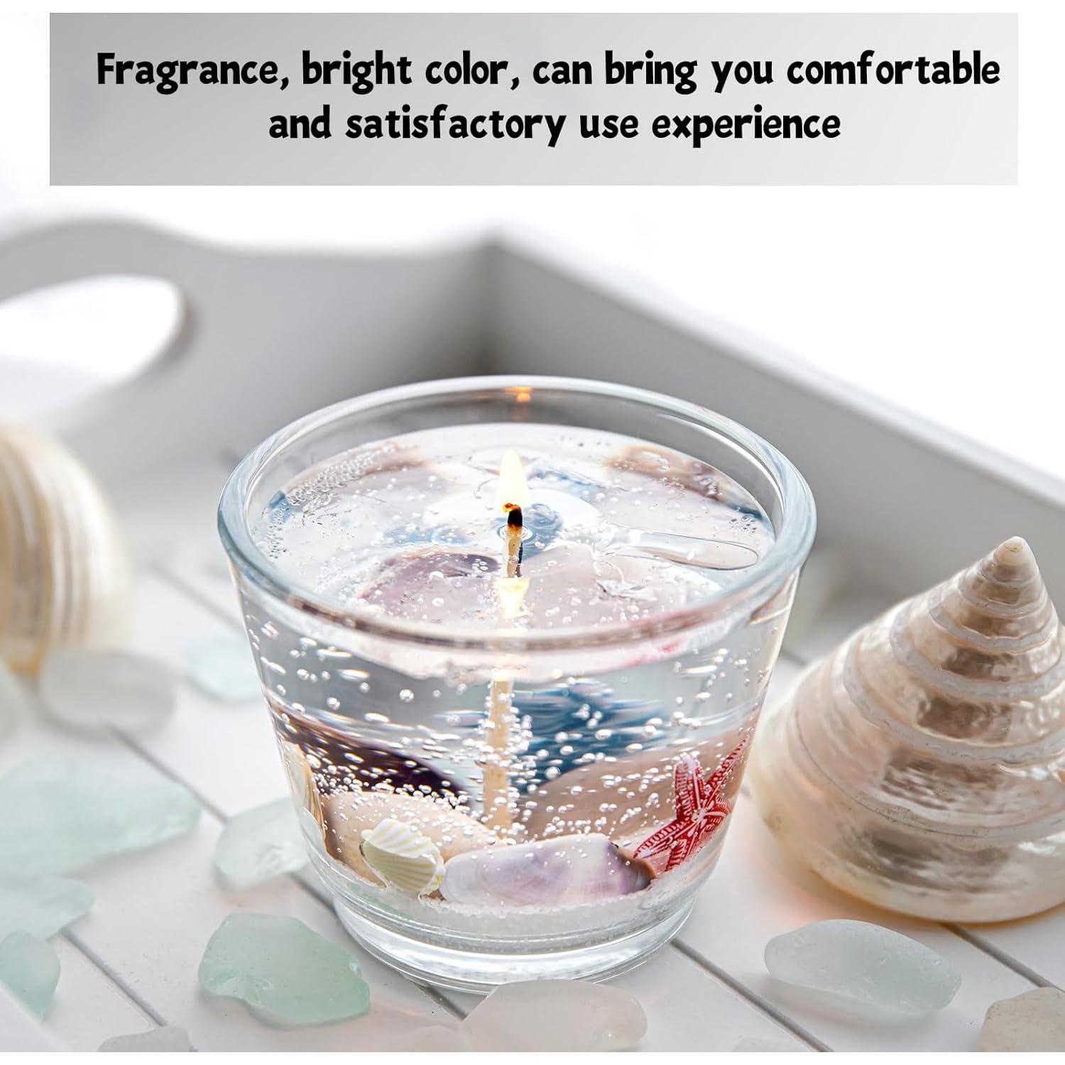 Kit de Hacer Velas en Gel Heigble 1.5 kg con Mechas y Tinte