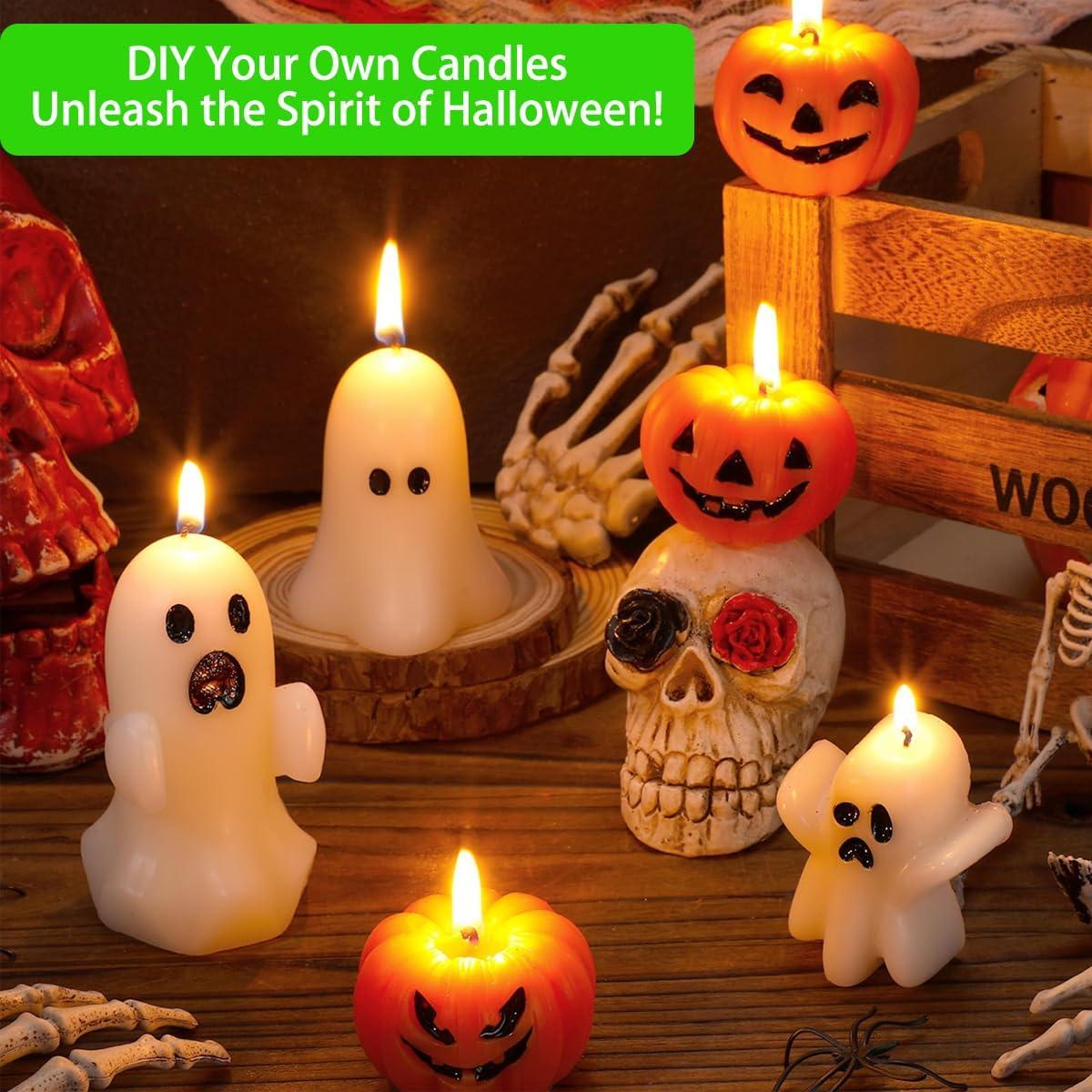 Kit de Velas DIY JBEIY - 1 kg Cera de Soja, 200 Mechas