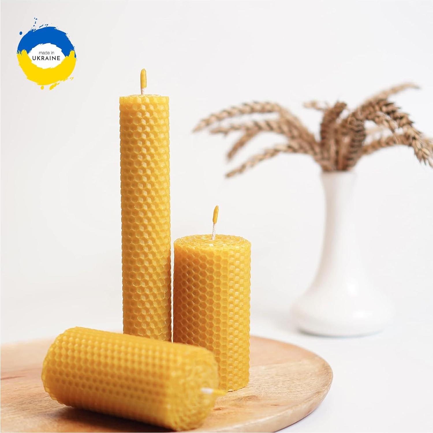 Kit de Hojas de Cera de Abeja Candleology - 10 Piezas DIY