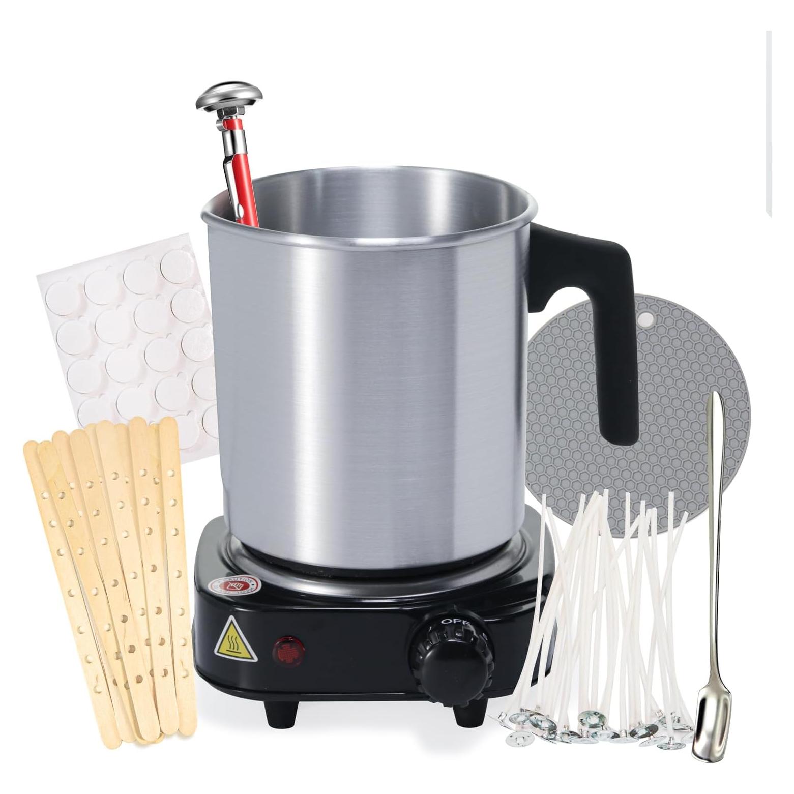 Kit de Fabricación de Velas Aroparc 40oz con Placa Caliente