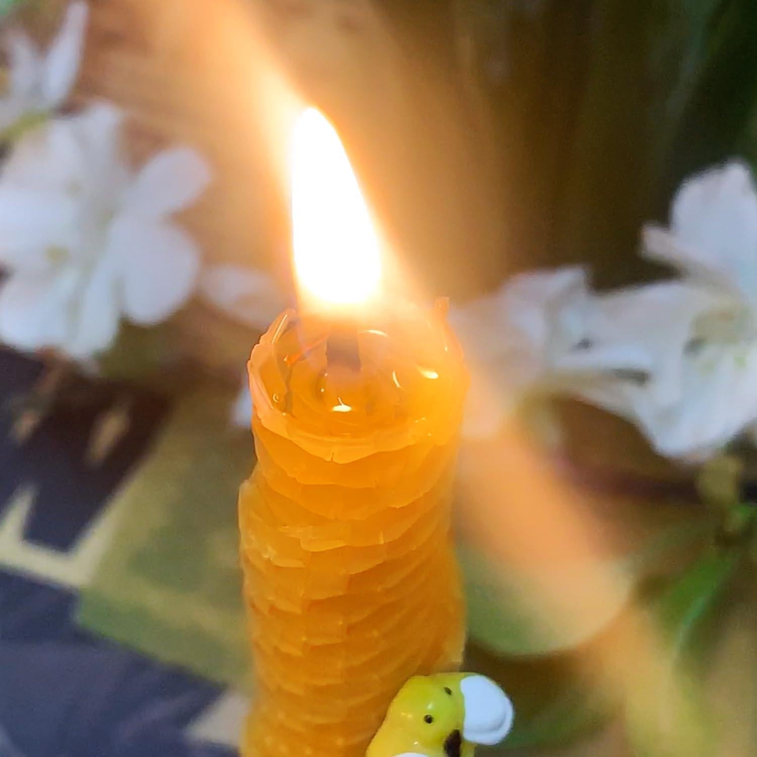 Kit de Fabricación de Velas de Cera de Abeja Lacaser 10pcs