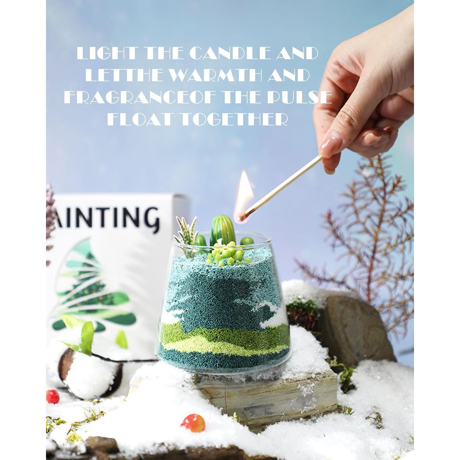 Kit de Fabricación de Velas DIY LPUSA Suculentas 396g