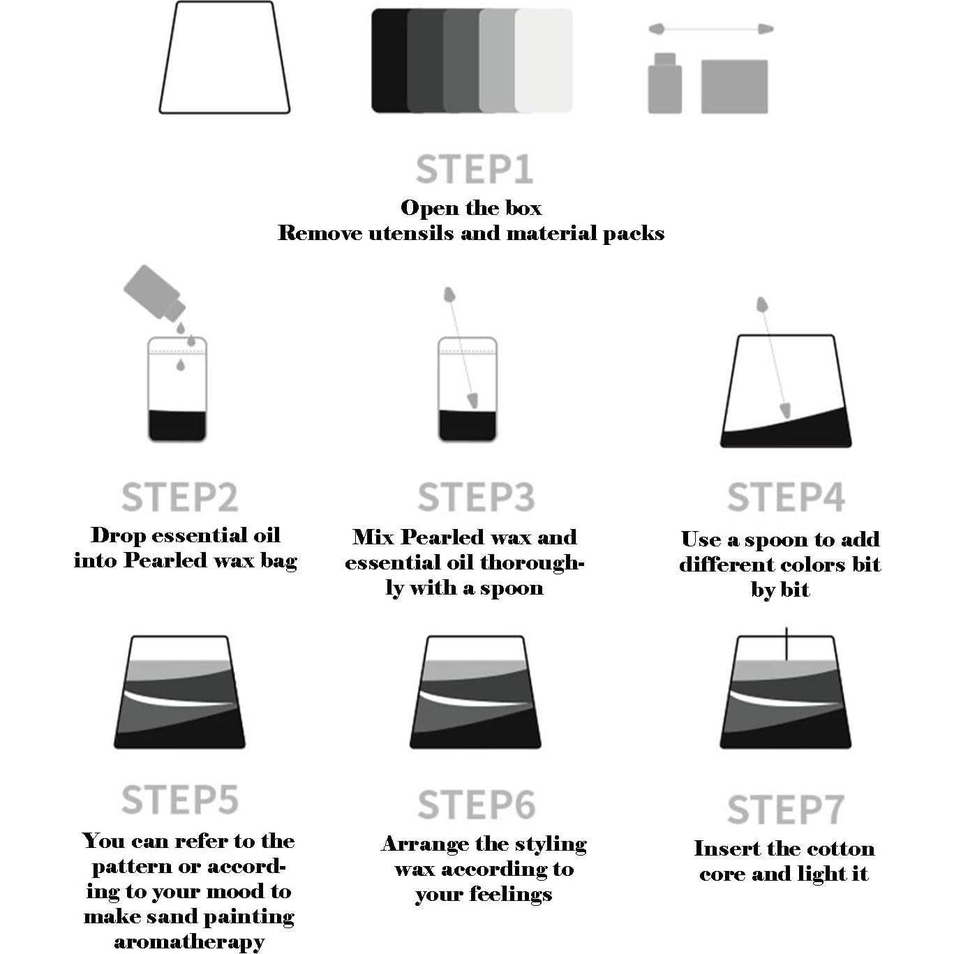 Kit de Fabricación de Velas DIY LPUSA Suculentas 396g