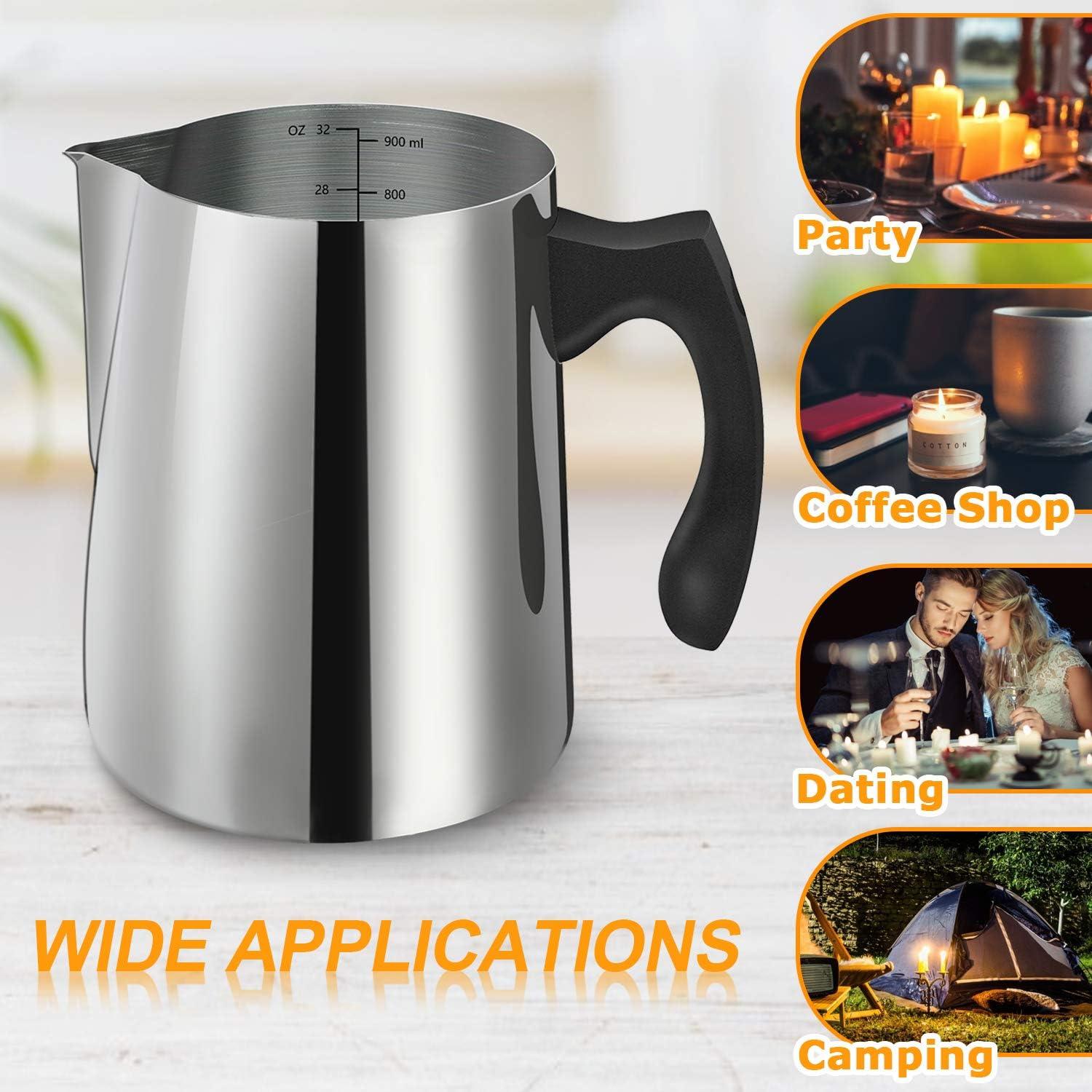 Kit de Fabricación de Velas BBAXI - Olla 900ml, Cera Soja 450g