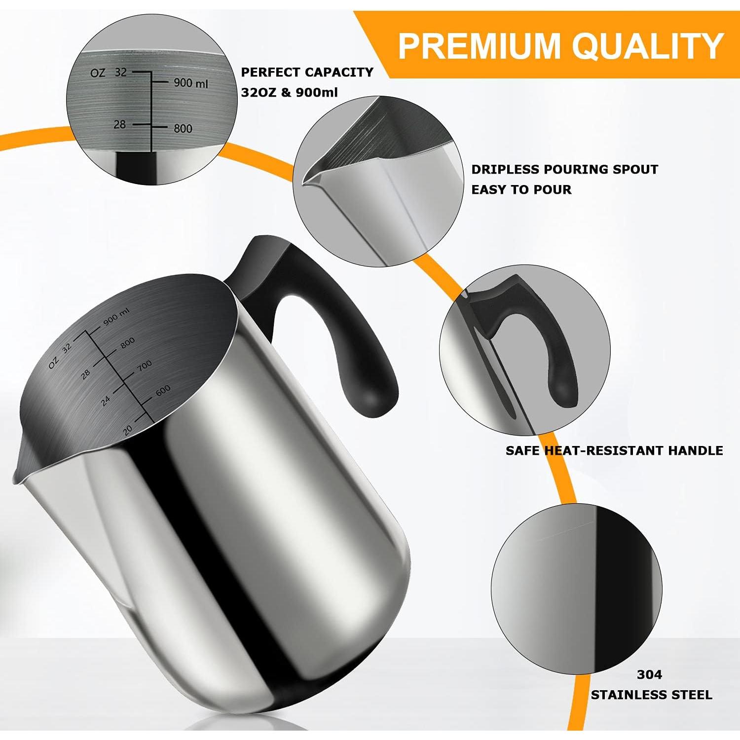 BBAXI Kit de Fabricación de Velas - Olla 900ml Acero Inoxidable