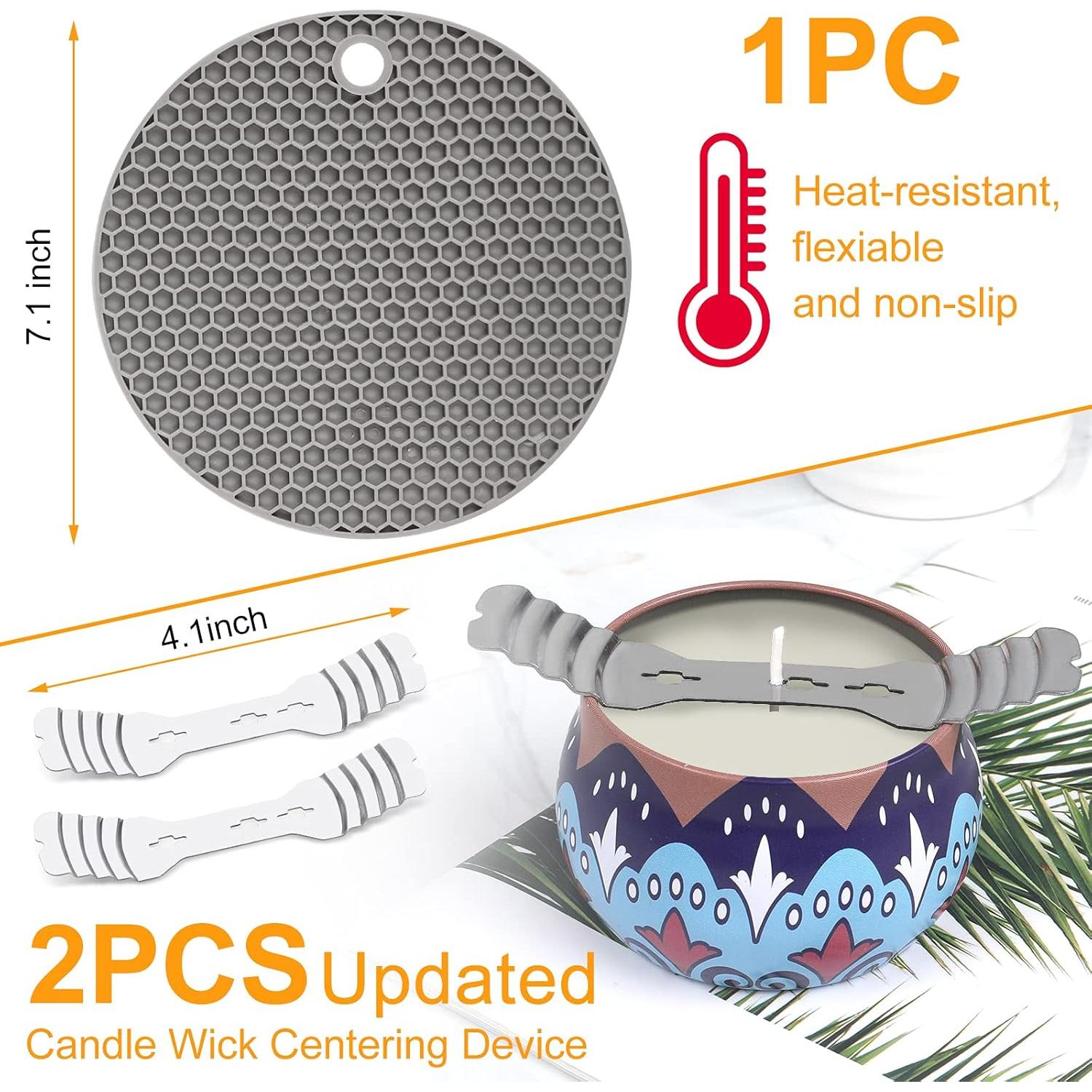 BBAXI Kit de Fabricación de Velas - Olla 900ml Acero Inoxidable