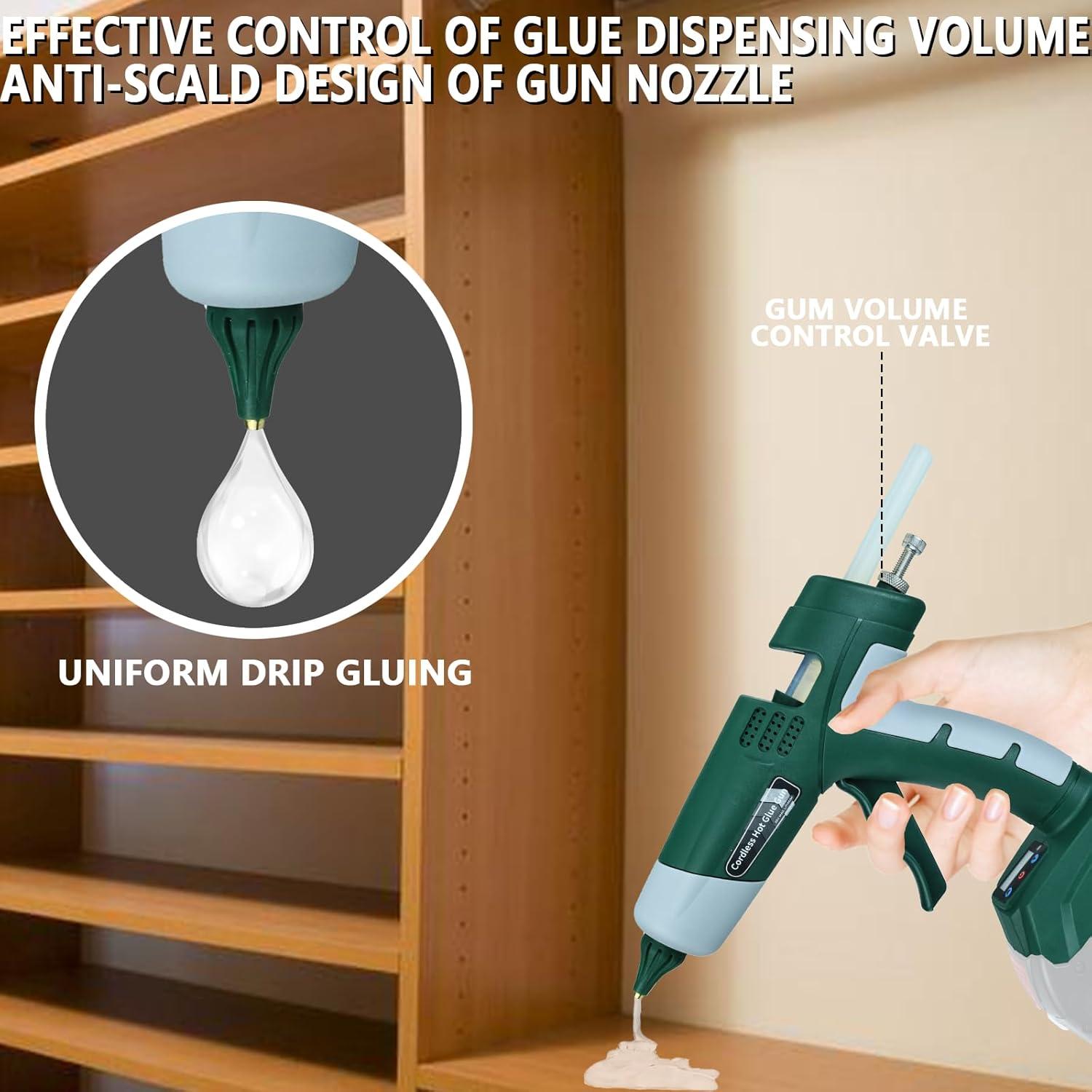 Pistola de Pegamento Caliente Inalámbrica Bosch 20V con 10 Barras