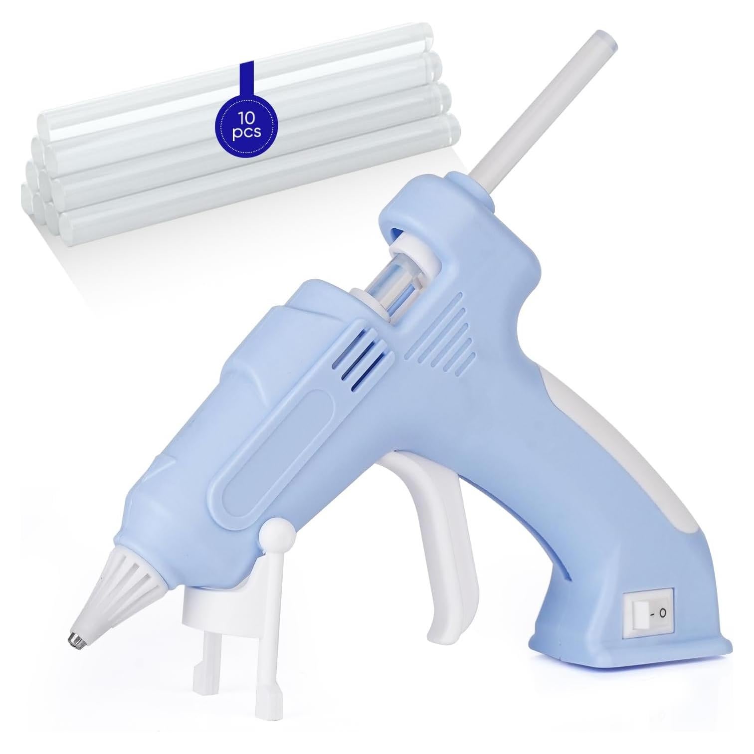 Pistola de Pegamento Caliente Inalámbrica Gunhay con 10 Barras