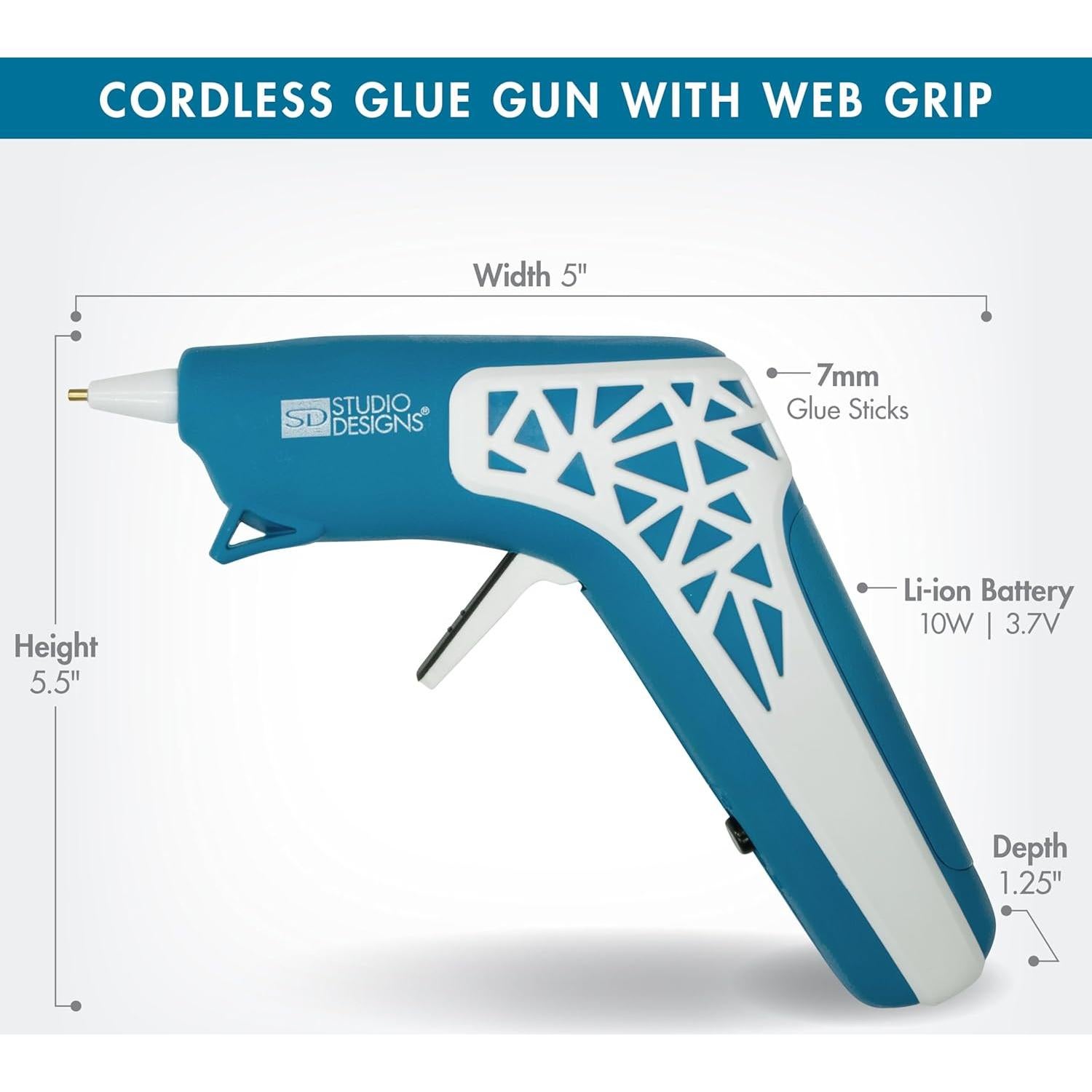 Pistola de Pegamento Inalámbrica SD Studio Designs 10W USB-C